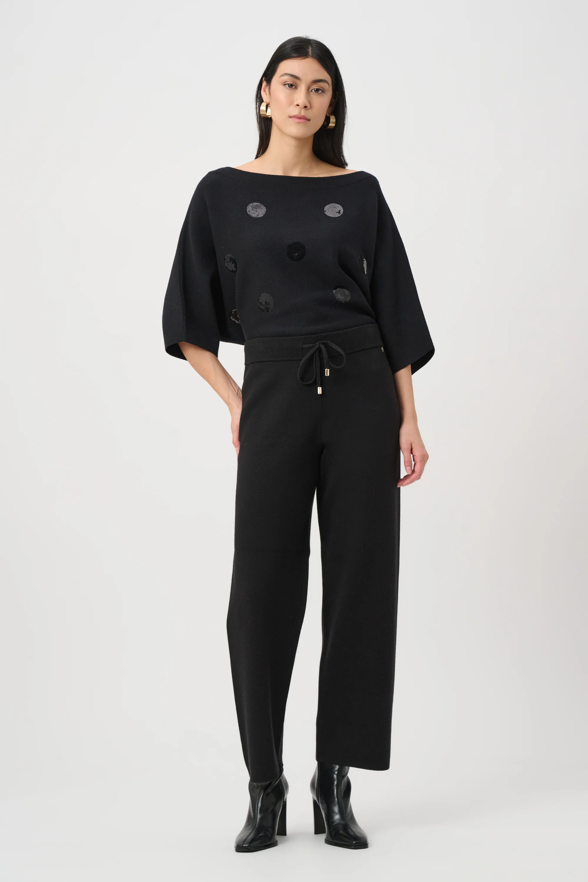 Joseph Ribkoff Brushed Knit Pull-On Pants Style 263934 - Image 7