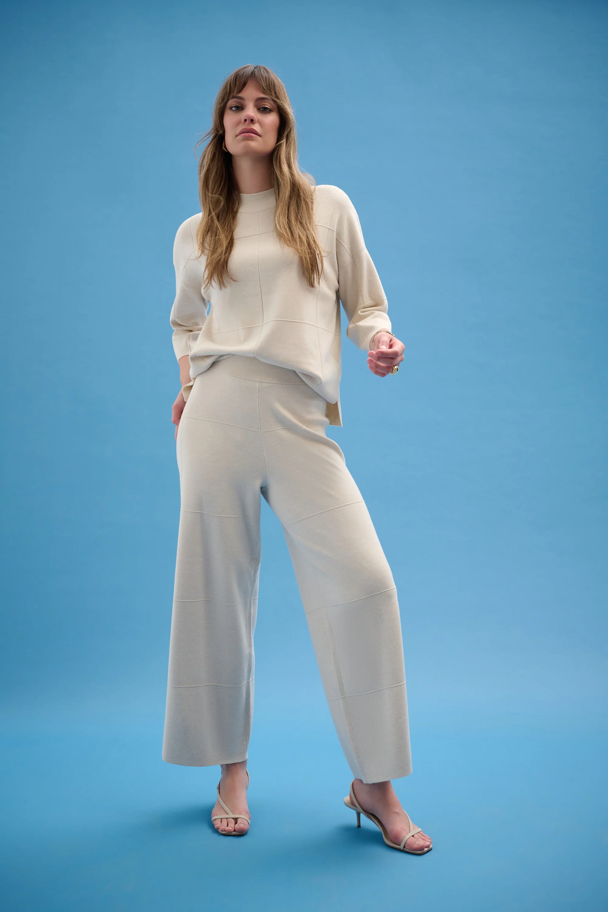 Joseph Ribkoff Brushed Viscose Culotte Pants Style 261982 - Image 11