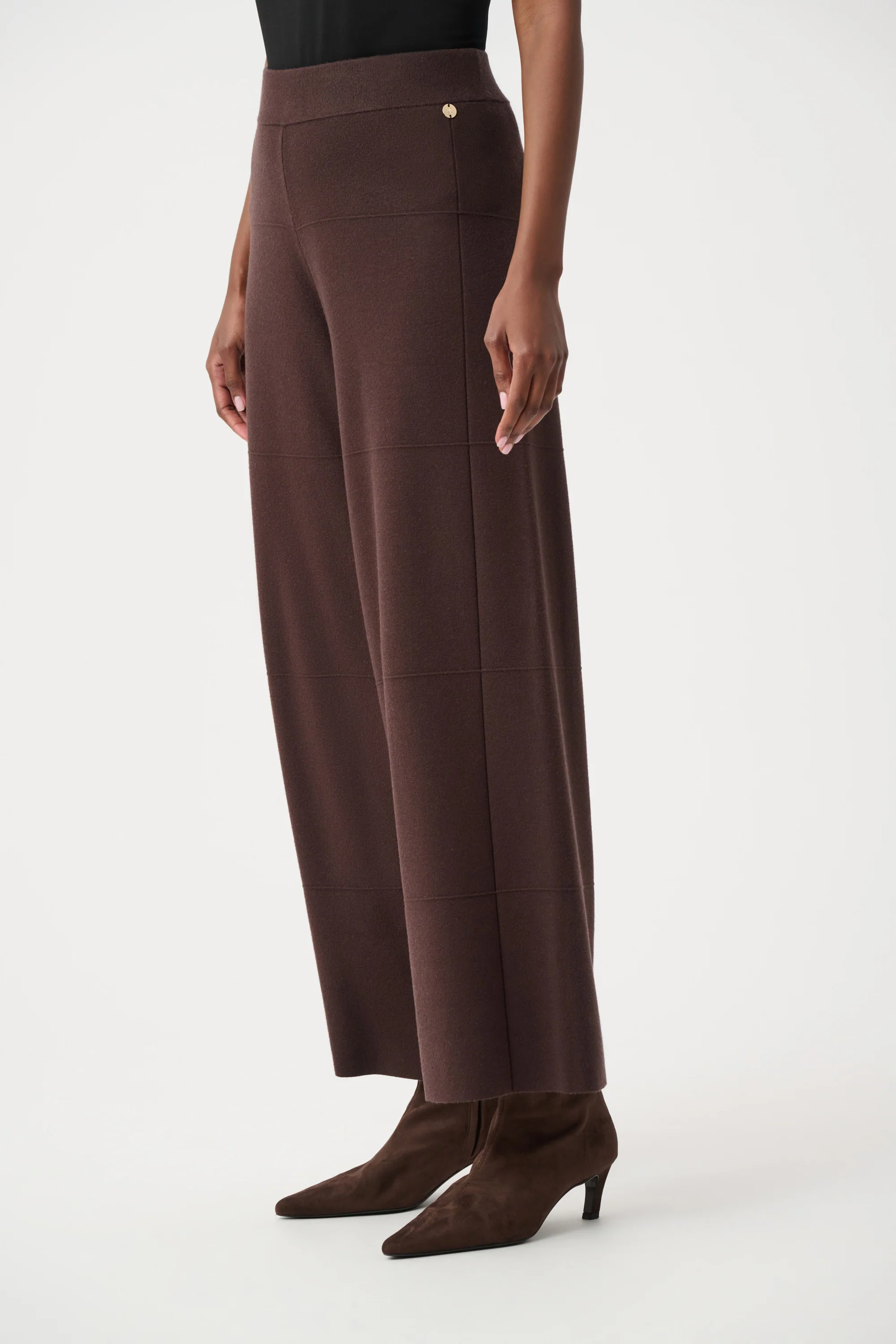 Joseph Ribkoff Brushed Viscose Culotte Pants Style 261982 - Image 4