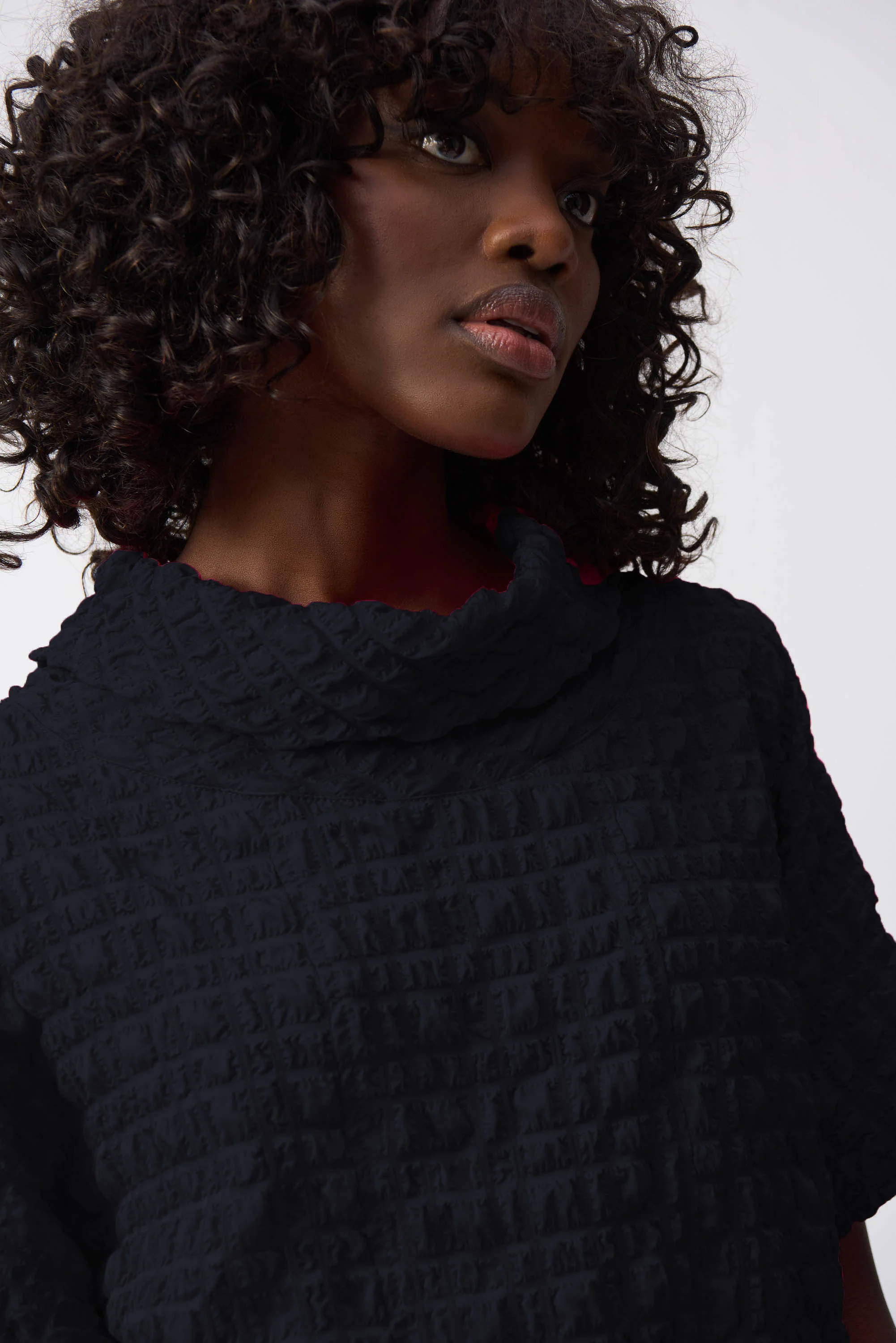 Joseph Ribkoff Bubble Jacquard Boxy Top Style 251279 - Image 10