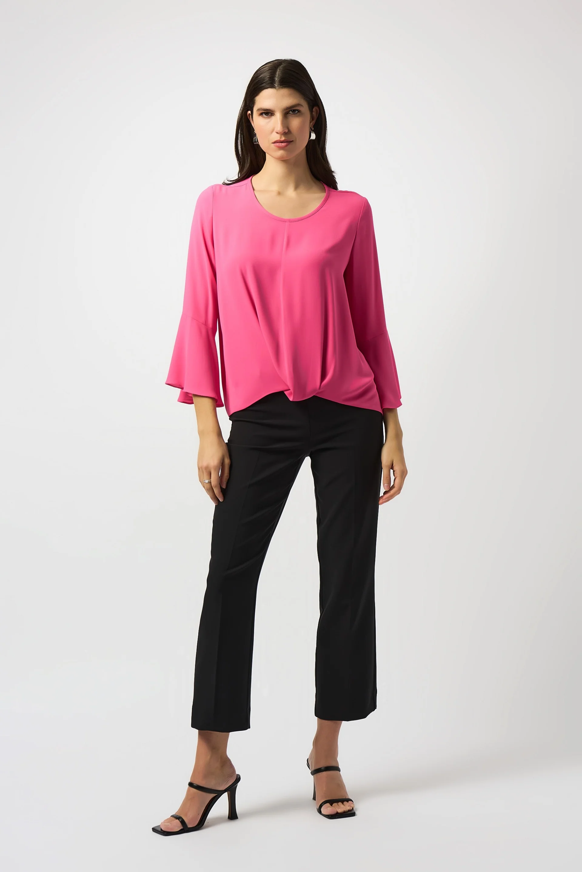 Joseph Ribkoff Georgette High-Low Boxy Top Style 251062 - Image 2