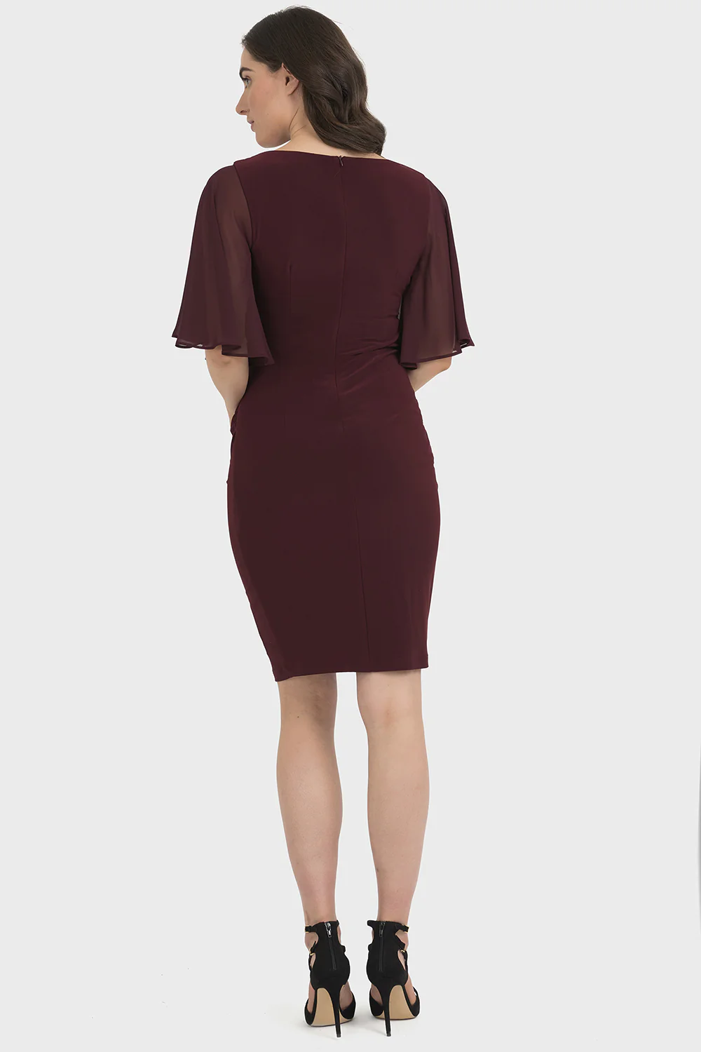 Joseph Ribkoff Cabernet Dress Style 194013 - Image 2