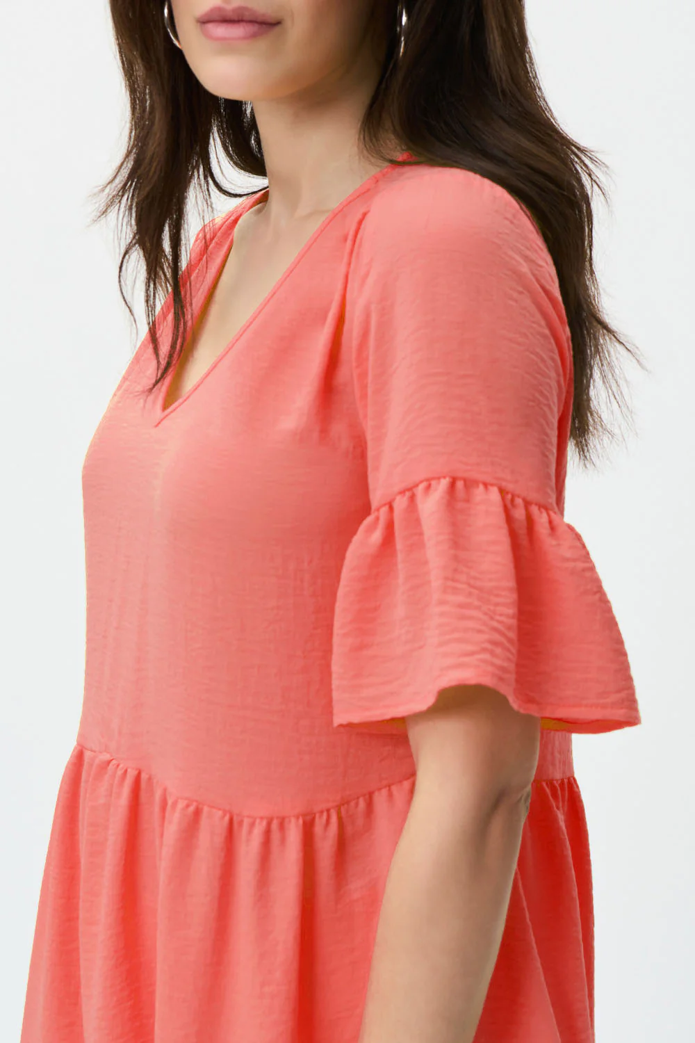 Joseph Ribkoff Calypso Coral Tunic Style 231086 - Image 3