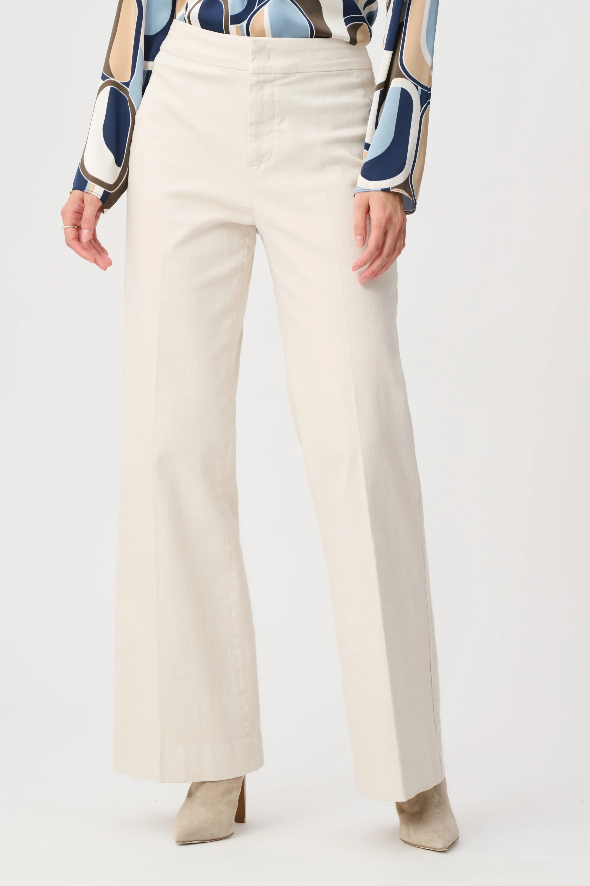 Joseph Ribkoff Chloe | Stretch Denim High-Rise Wide Leg Jeans Style 263902