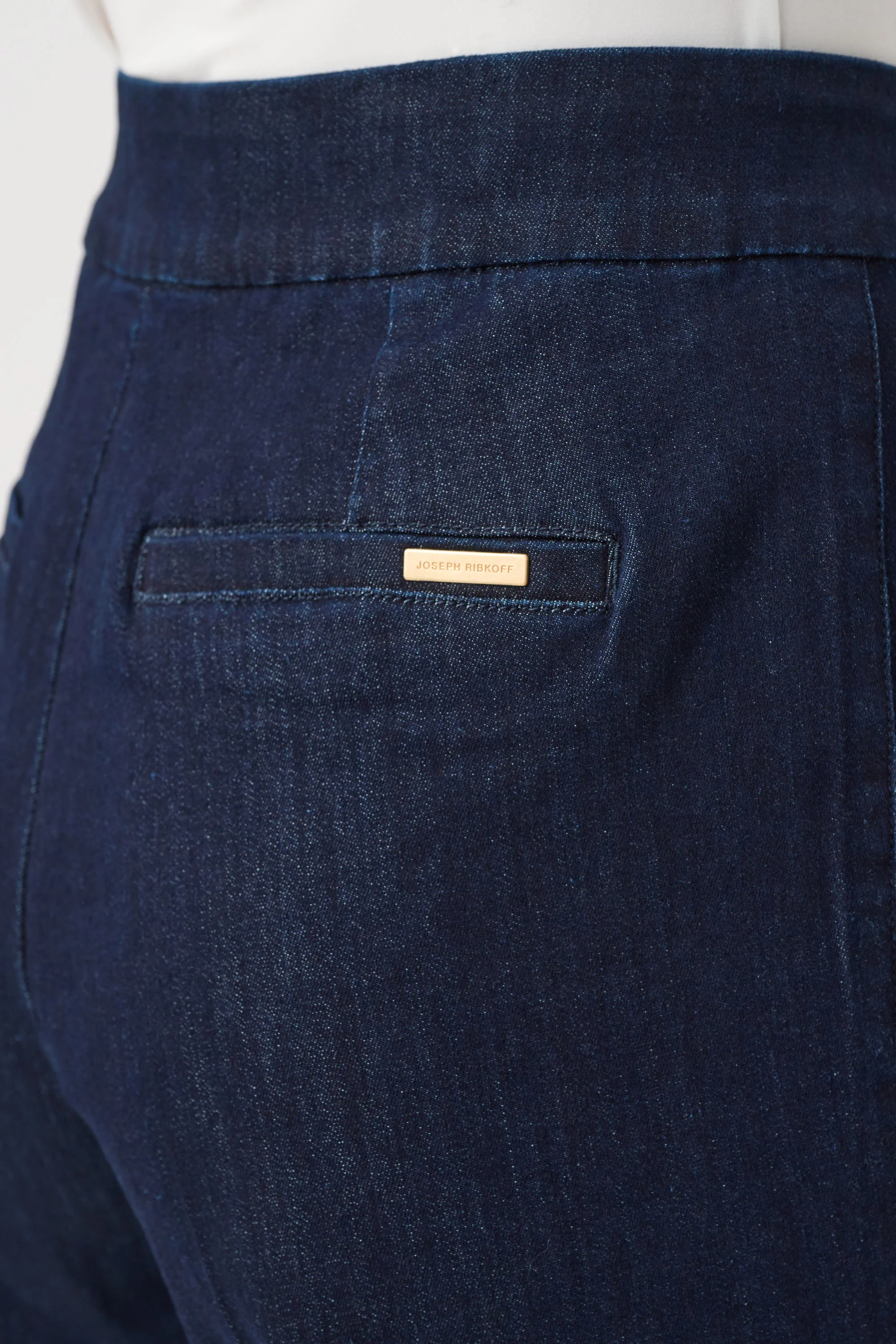 Joseph Ribkoff Stretch Denim High-Rise Wide Leg Jeans Style 263903 - Image 3