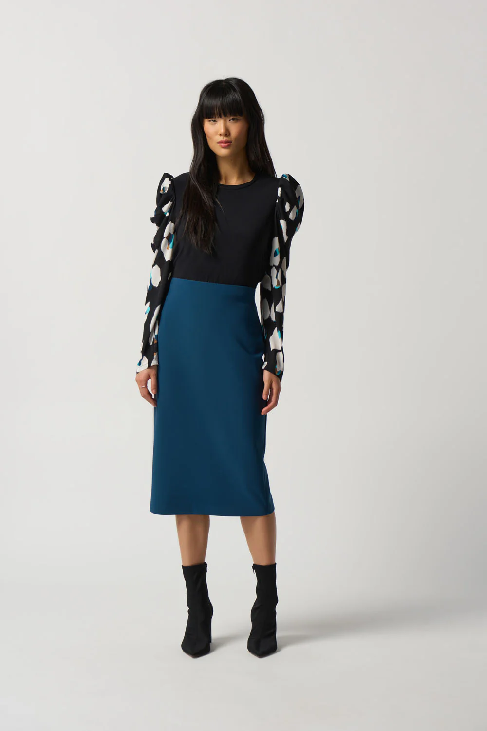 Joseph Ribkoff Classic Long Pencil Skirt Style 163083 - Image 15
