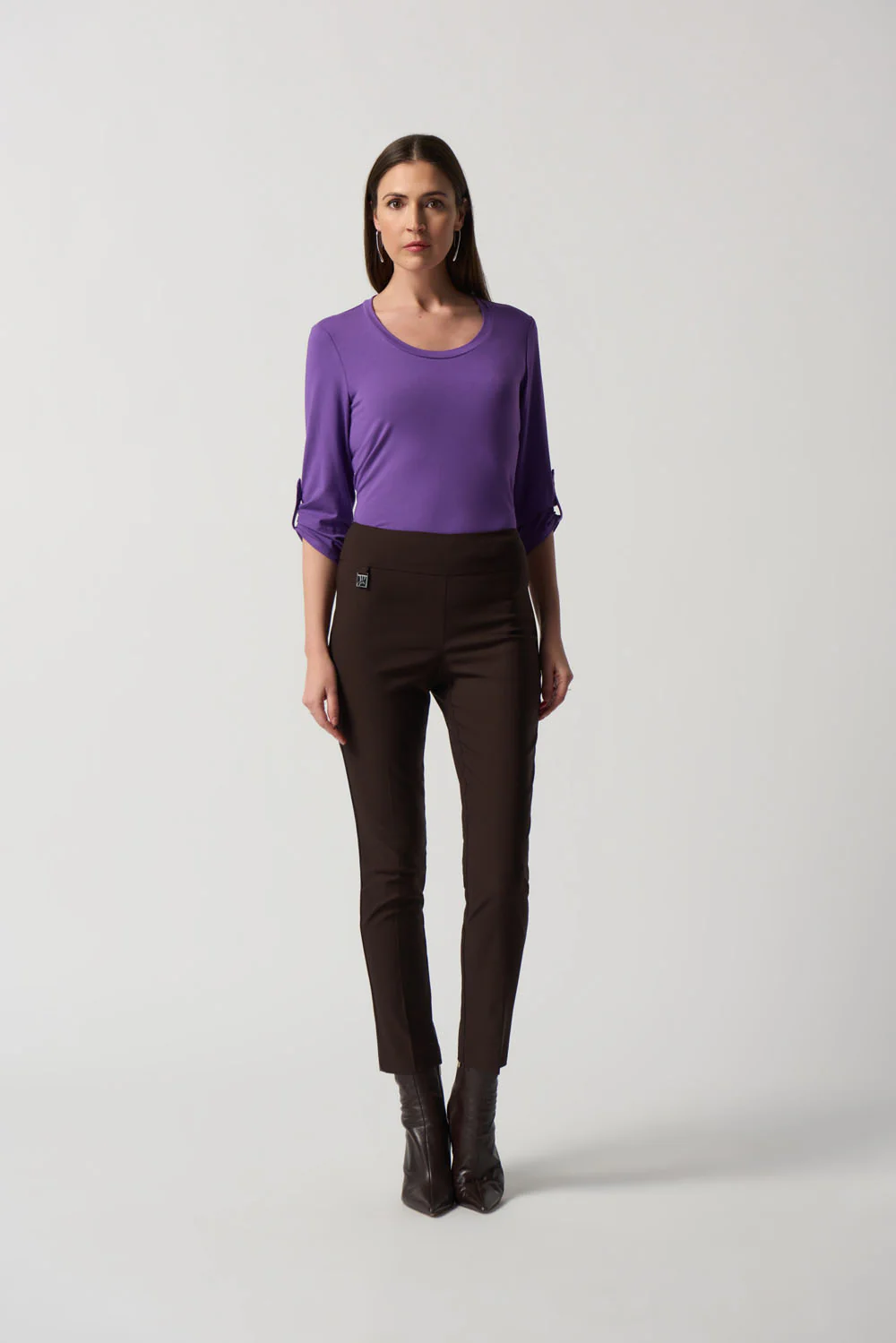 Joseph Ribkoff Classic Slim Fit Pants Style 201483 - Image 2