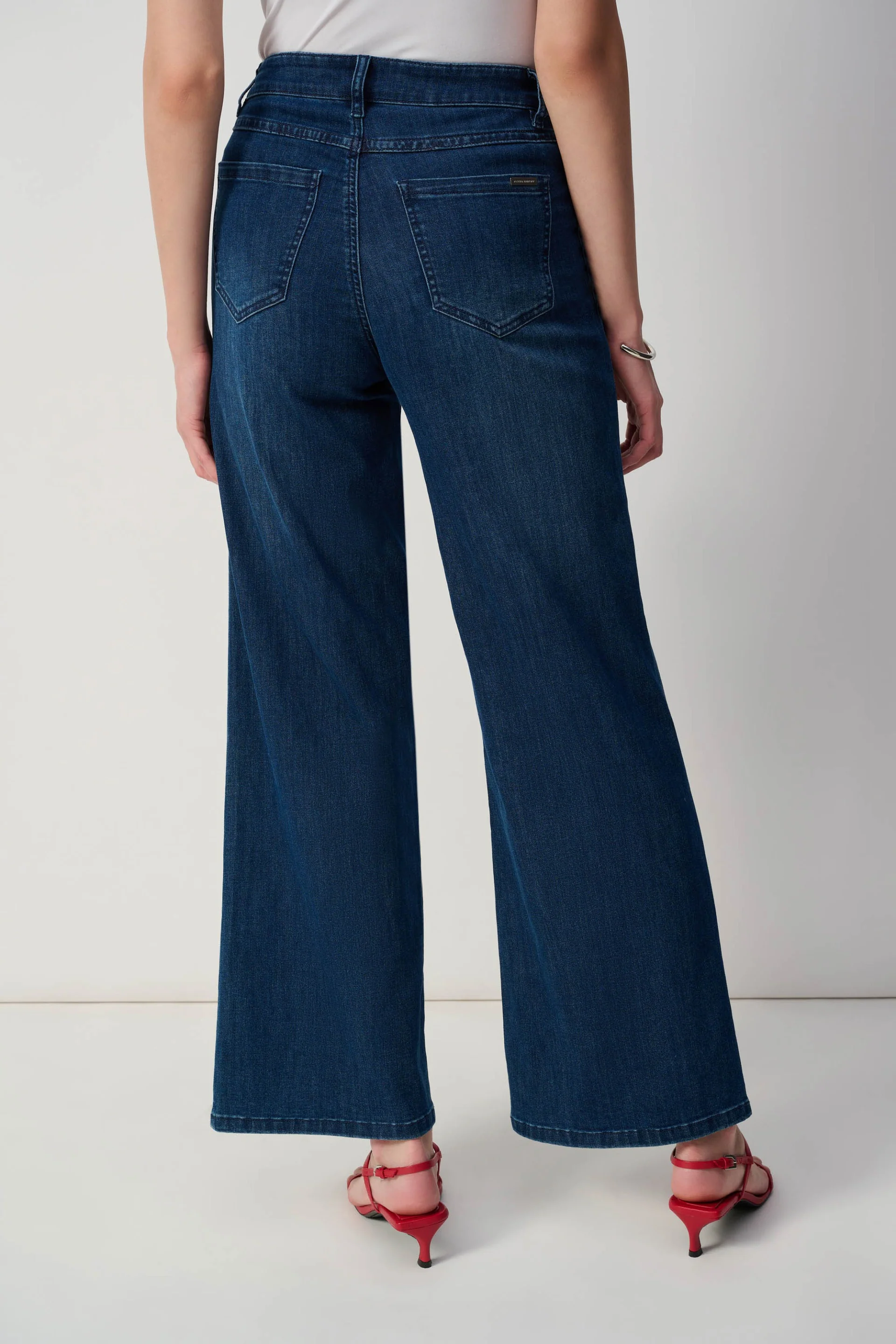 Joseph Ribkoff Classic Wide-Leg Stretch Jeans Style 251968 - Image 24