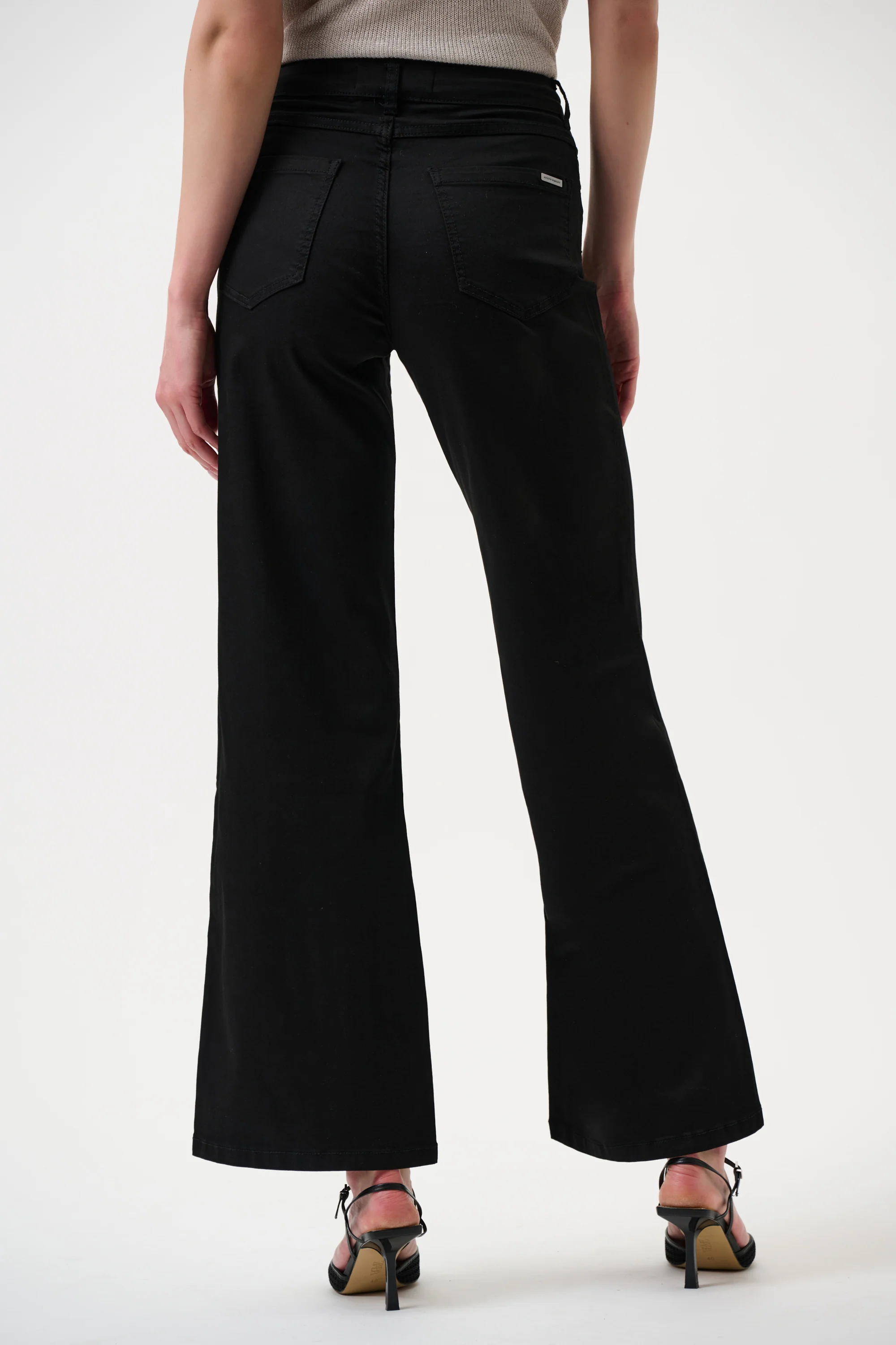 Joseph Ribkoff Classic Wide-Leg Stretch Jeans Style 251968 - Image 8