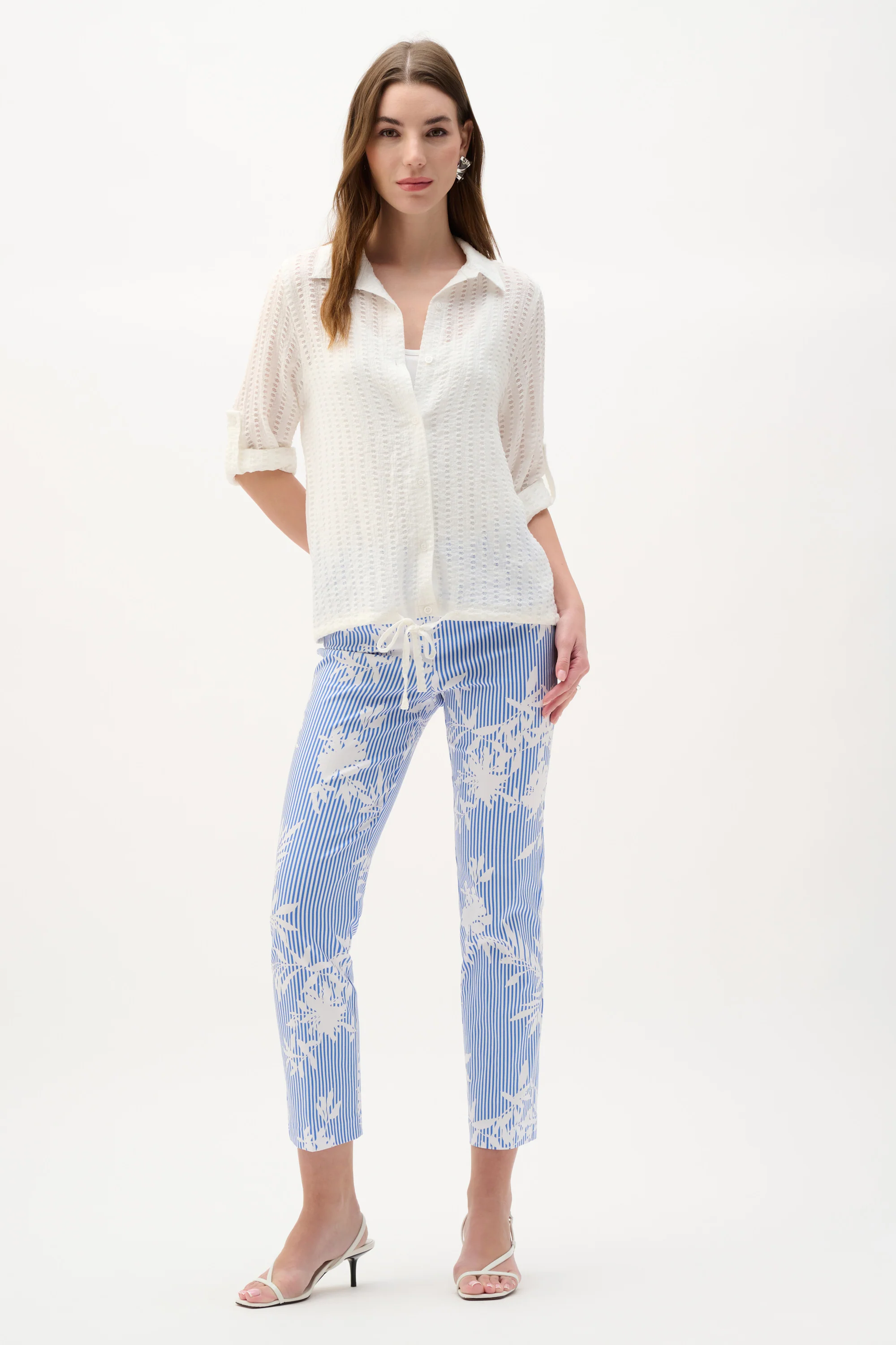 Joseph Ribkoff Cocoon Blouse With Drawstring Hem Style 262062 - Image 2