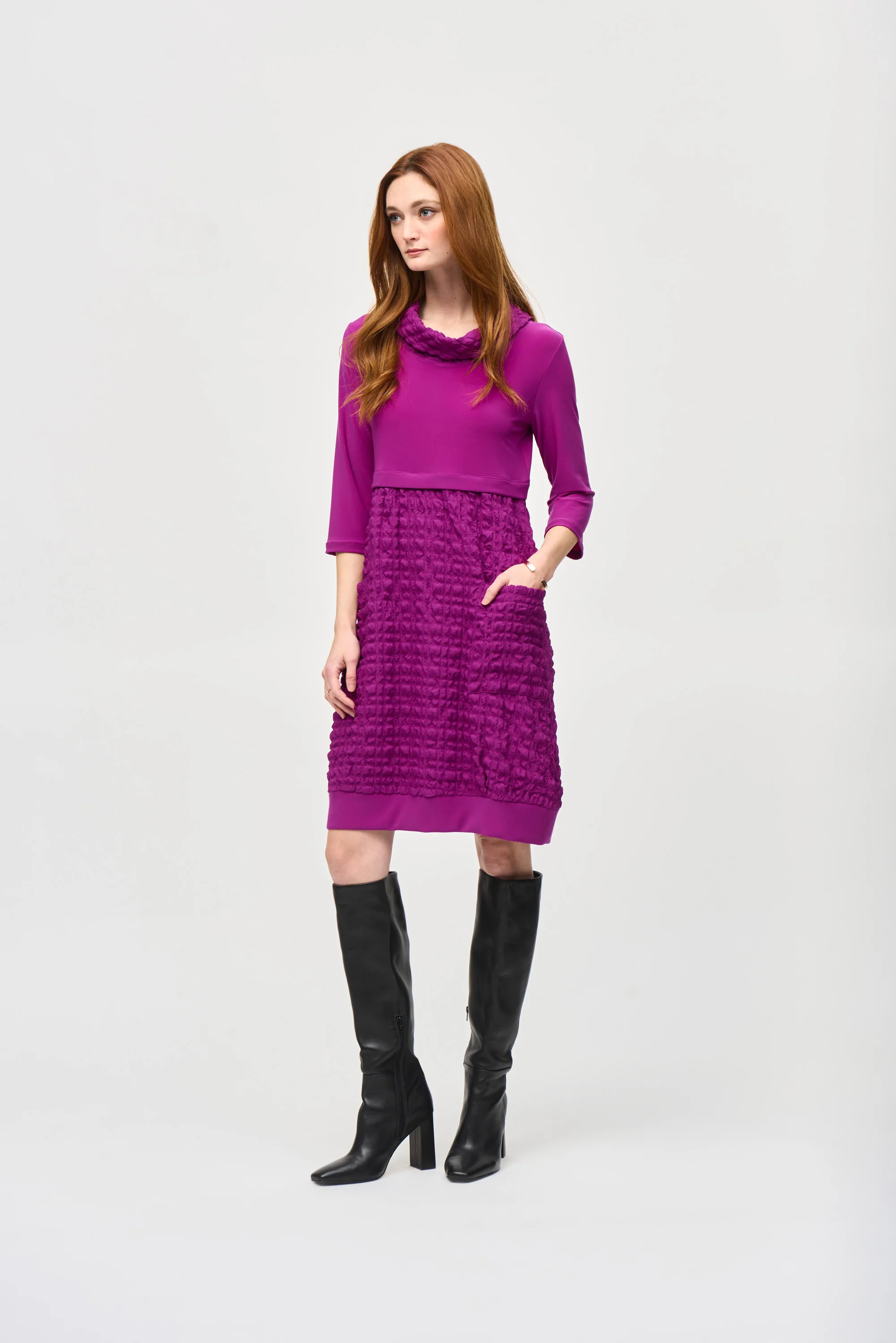 Joseph Ribkoff Cocoon Dress Style 243114 - Image 12