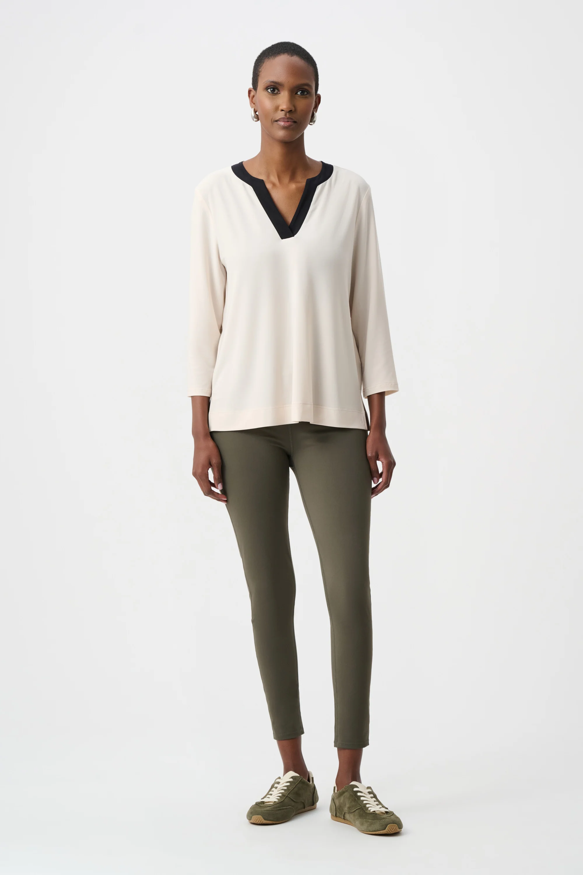 Joseph Ribkoff Color Block Straight Top Style 263629 - Image 7