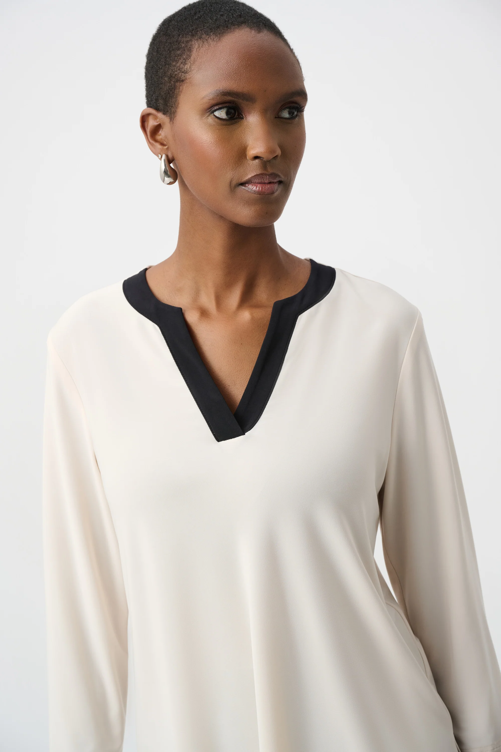 Joseph Ribkoff Color Block Straight Top Style 263629 - Image 9