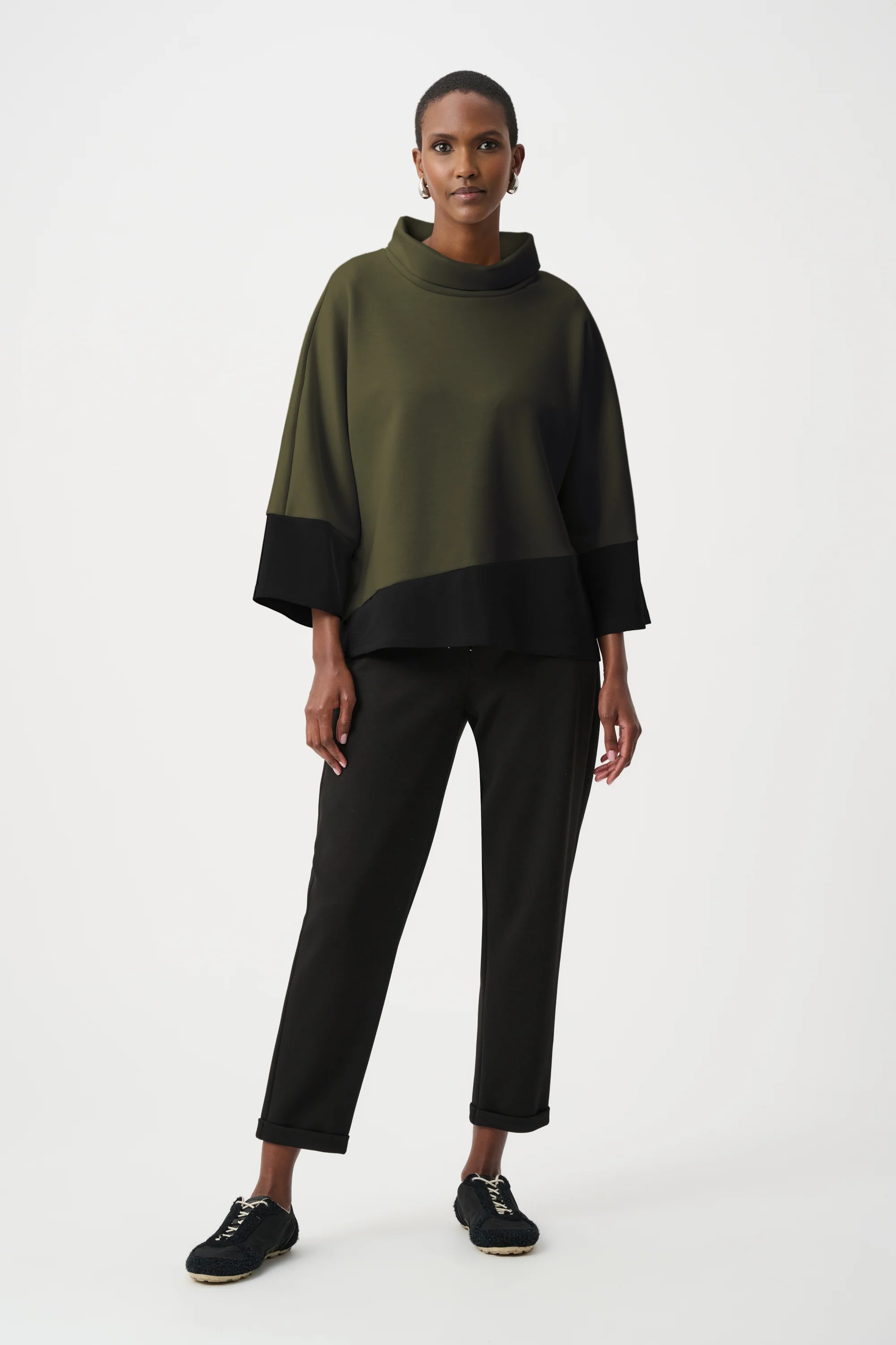 Joseph Ribkoff Color Block Trapeze Top Style 263641 - Image 7