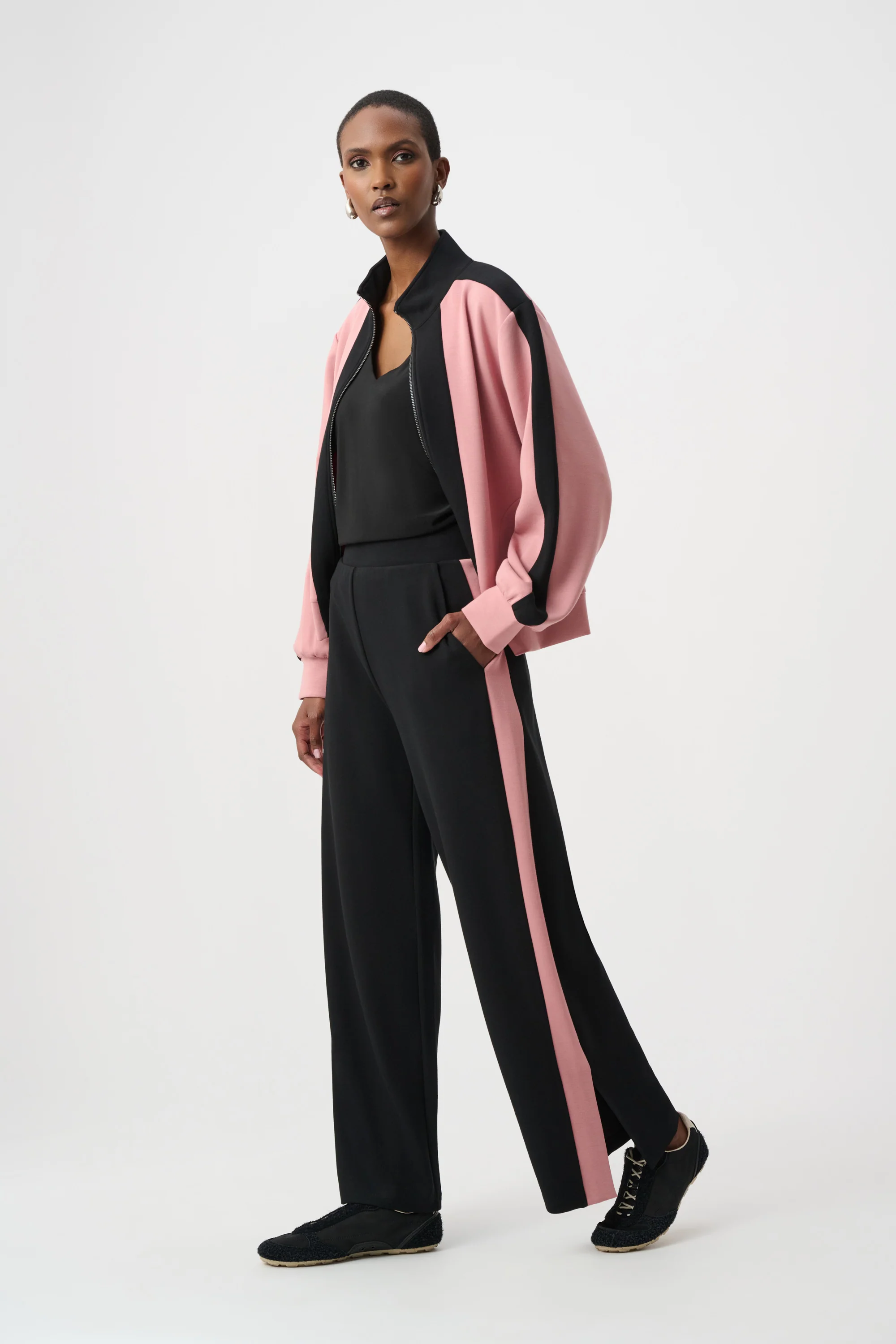 Joseph Ribkoff Color Block Wide Leg Pants Style 263622 - Image 4