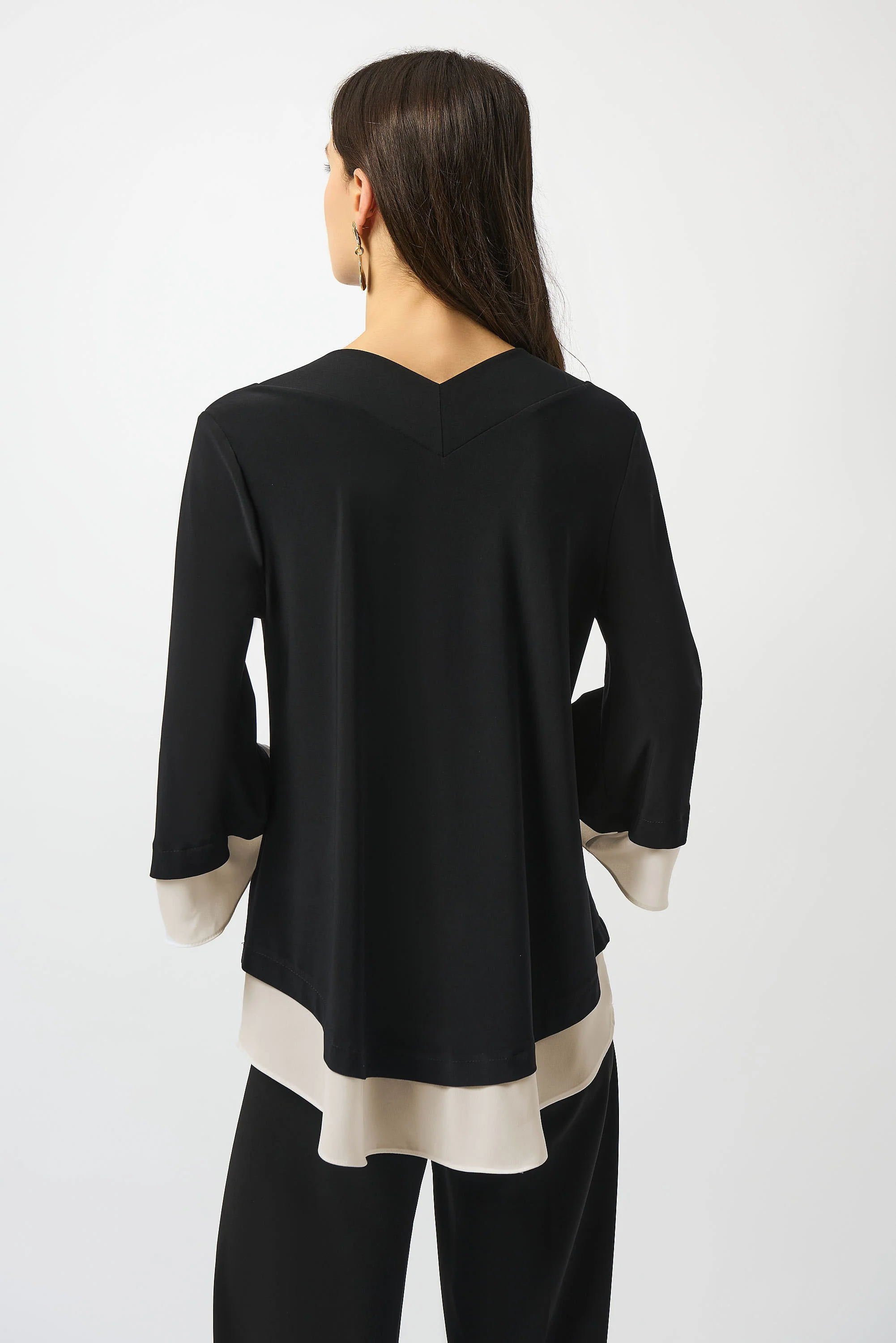 Joseph Ribkoff Colour Block Flared Top Style 253082 - Image 6