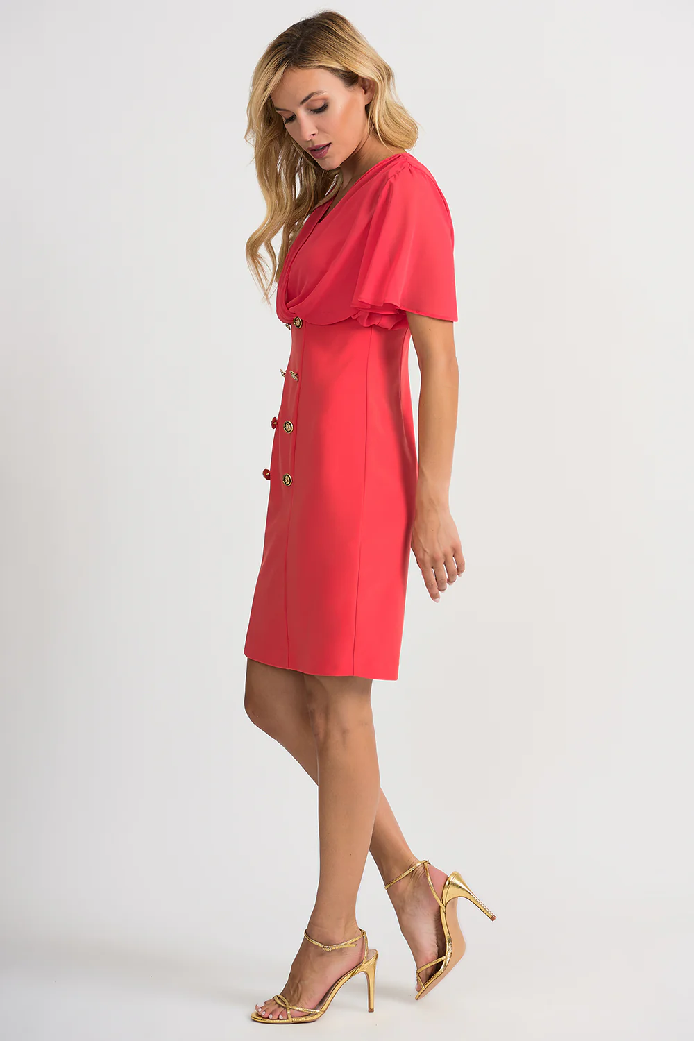 Joseph Ribkoff Papaya Dress Style 201007 - Image 2