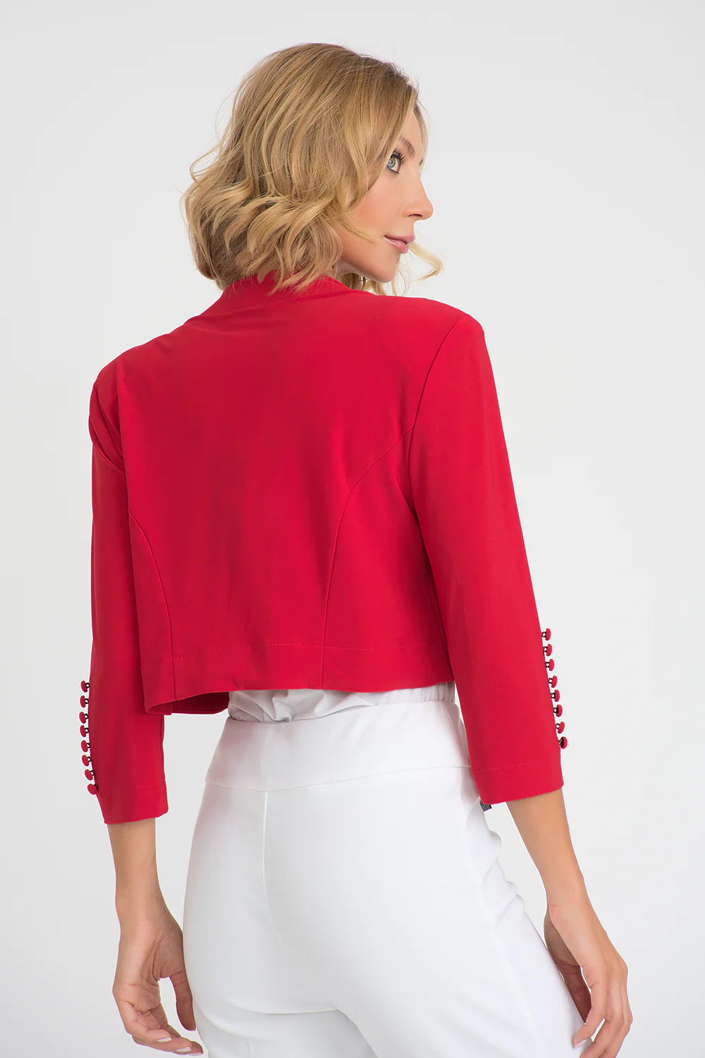 Joseph Ribkoff Cover Up Style 32083S - Red - Image 3