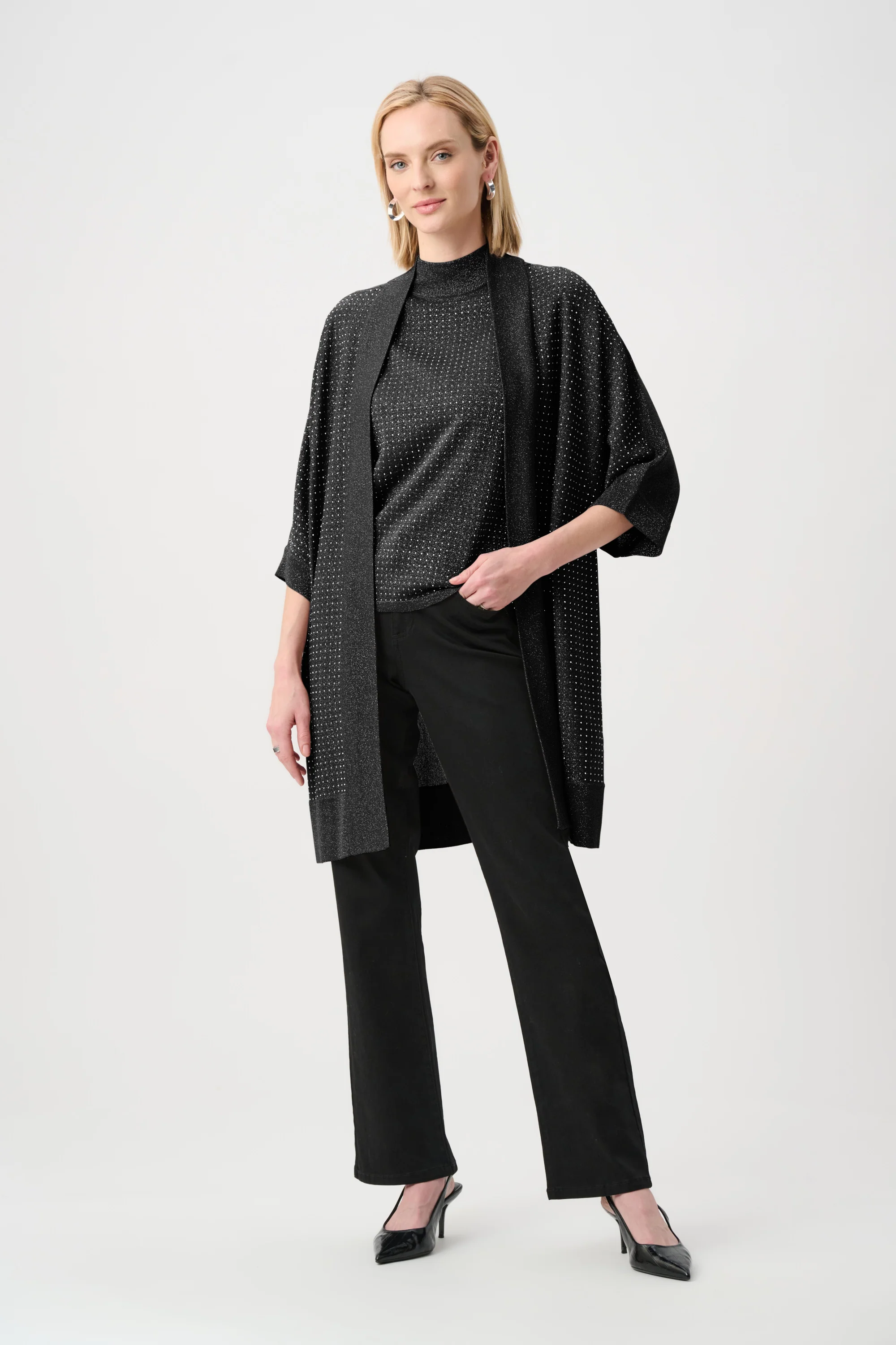 Joseph Ribkoff Cover-Up with Iron-On Detail Style 254937 - Image 6