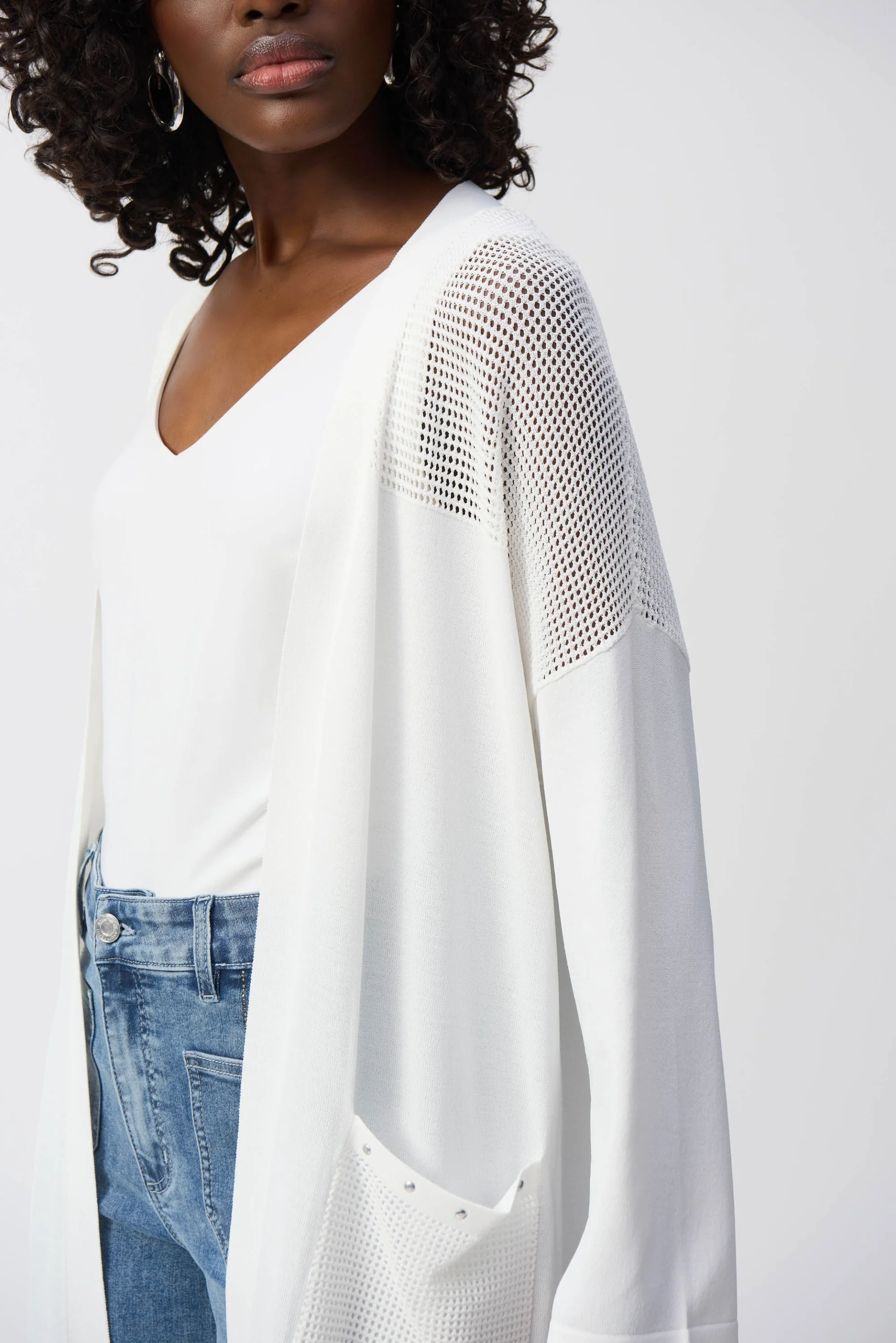 Joseph Ribkoff Cover-Up With Pointelle Detail Style 251926 - Image 3