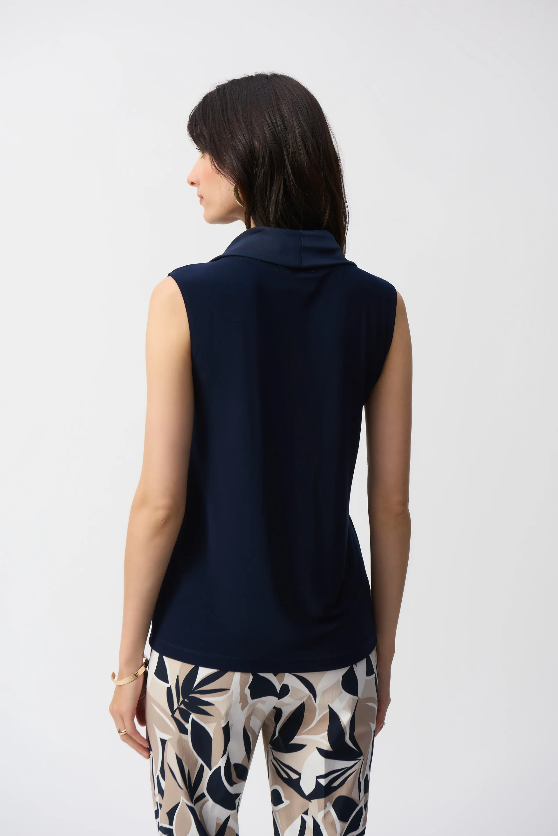 Joseph Ribkoff Cowl Neck Sleeveless Top Style 251276 - Image 2