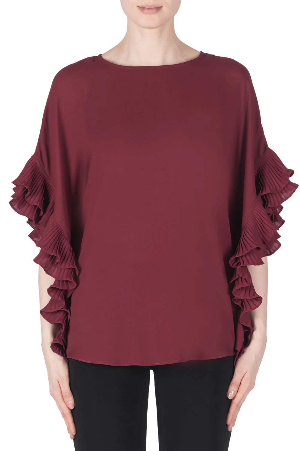 Joseph Ribkoff Cranberry Top Style 183299
