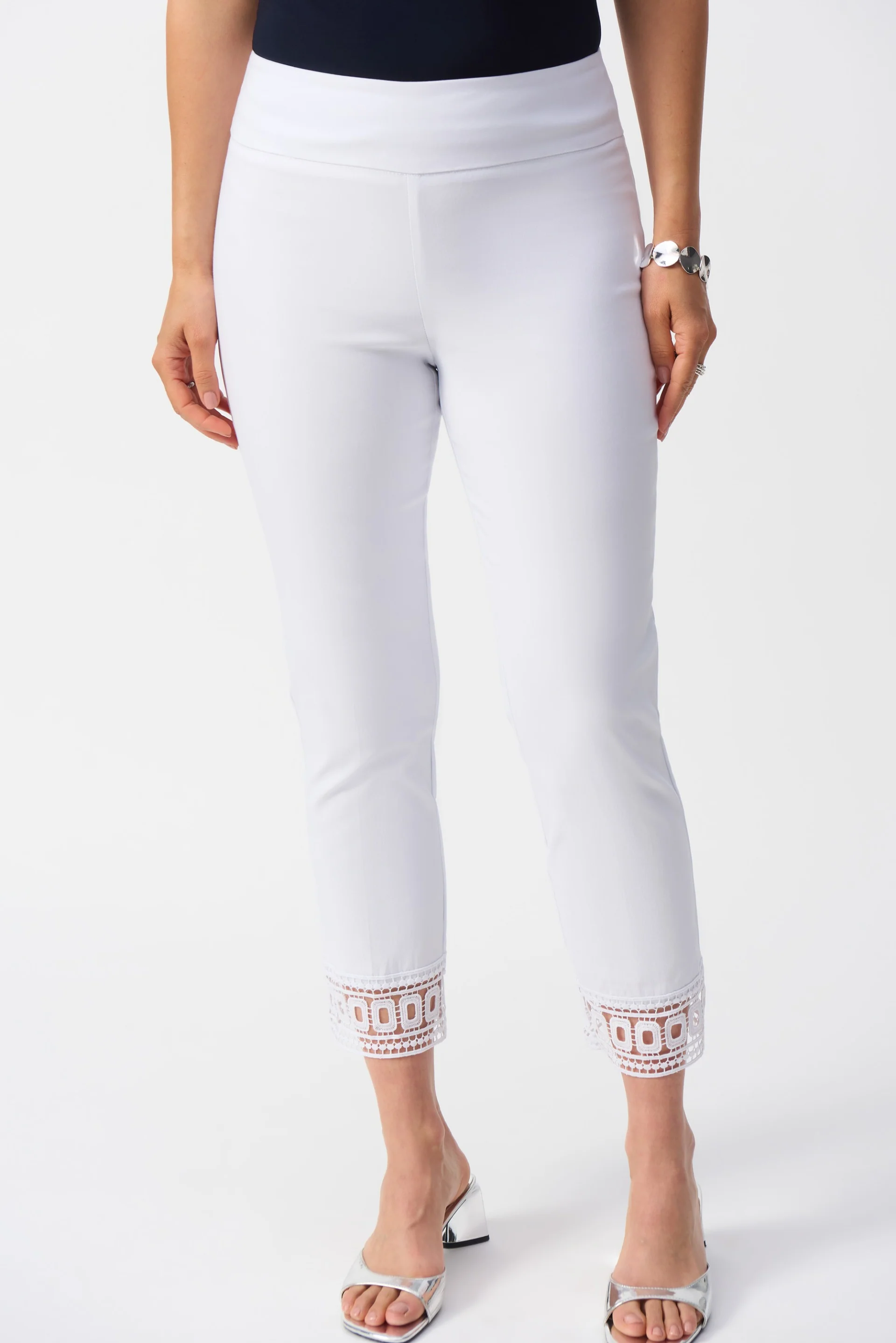 Joseph Ribkoff Cropped Pull-On Pants Style 251053 - Image 5
