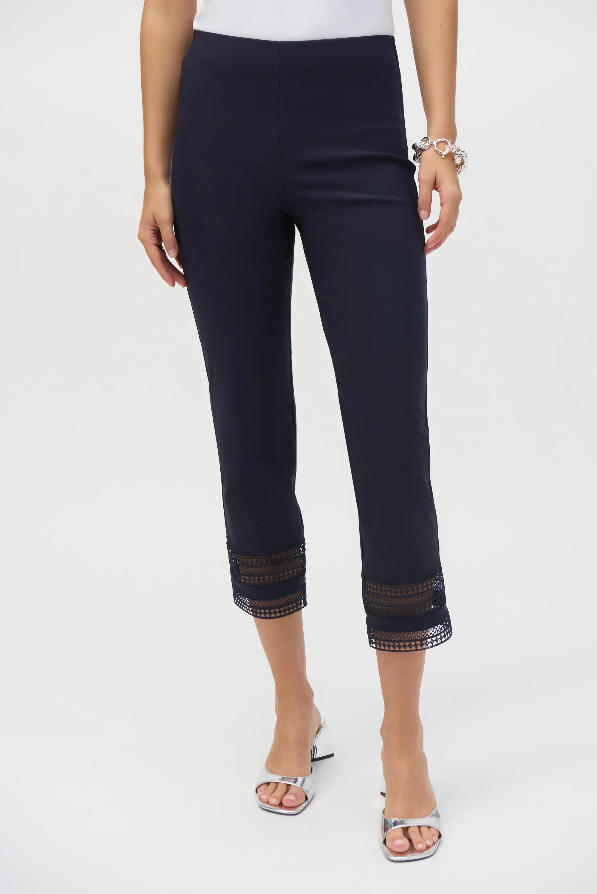 Joseph Ribkoff Cropped Pull-On Pants Style 252050 - Image 3