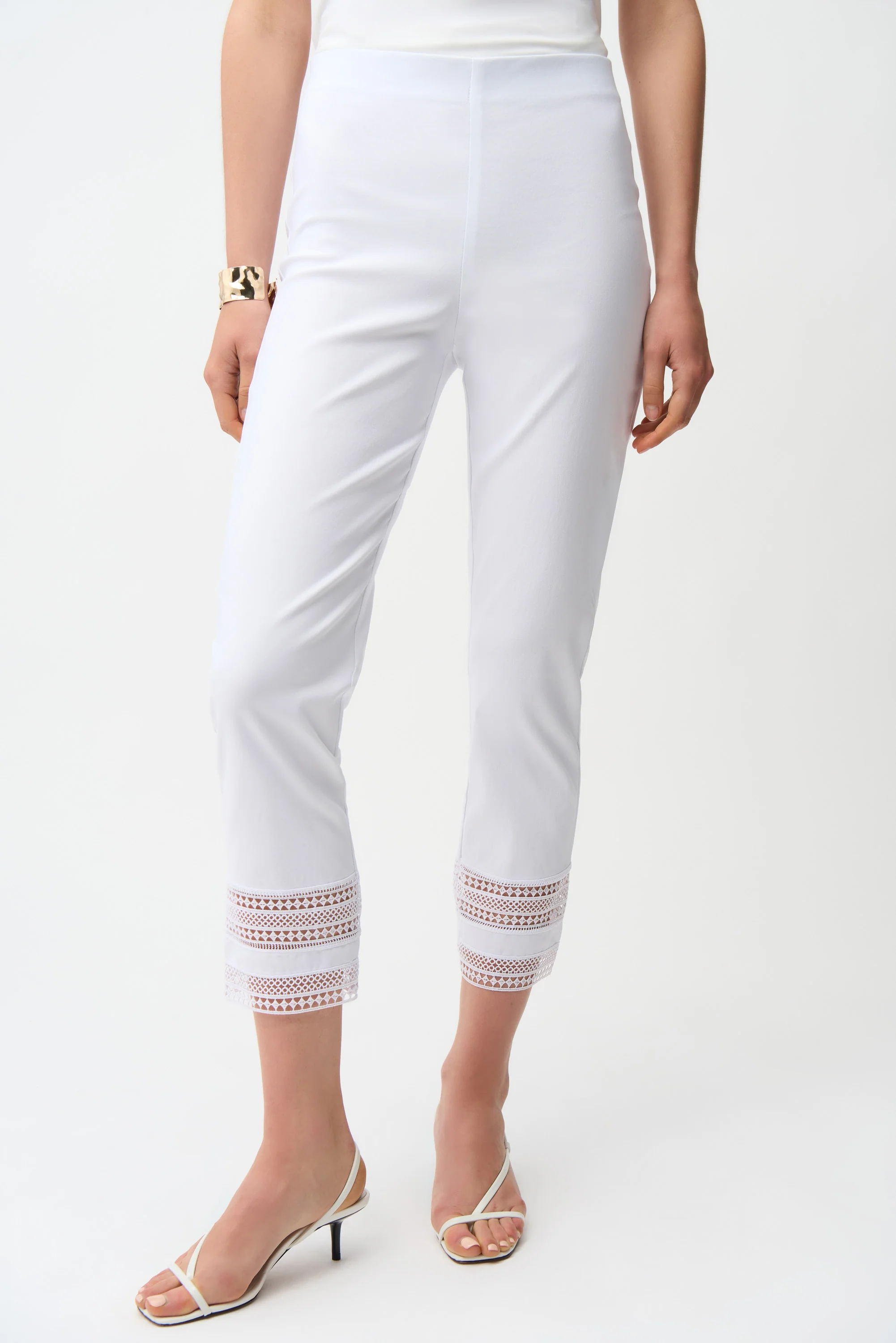 Joseph Ribkoff Cropped Pull-On Pants Style 252050 - Image 7