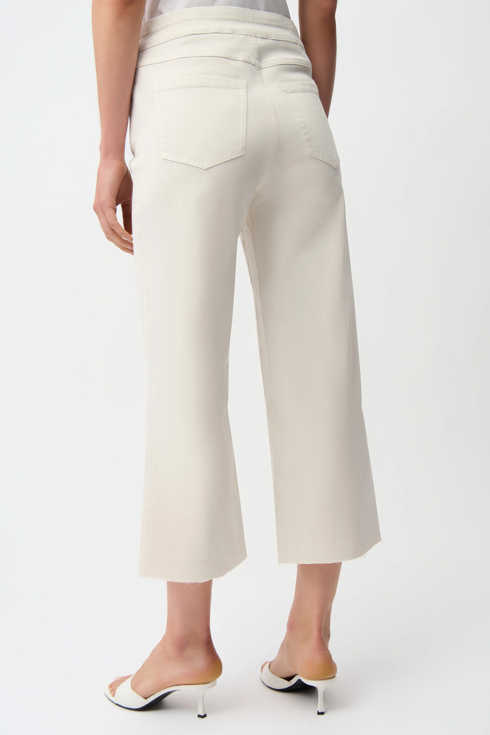 Joseph Ribkoff Culotte Jeans With Rhinestones Style 261971 - Image 3