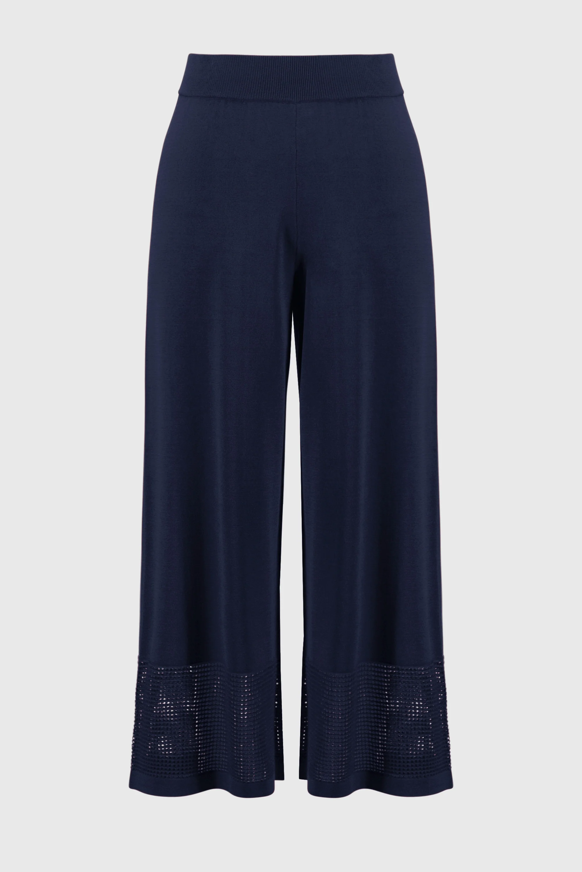 Joseph Ribkoff Culotte Pant with Pointelle Detail Style 251915 - Image 5