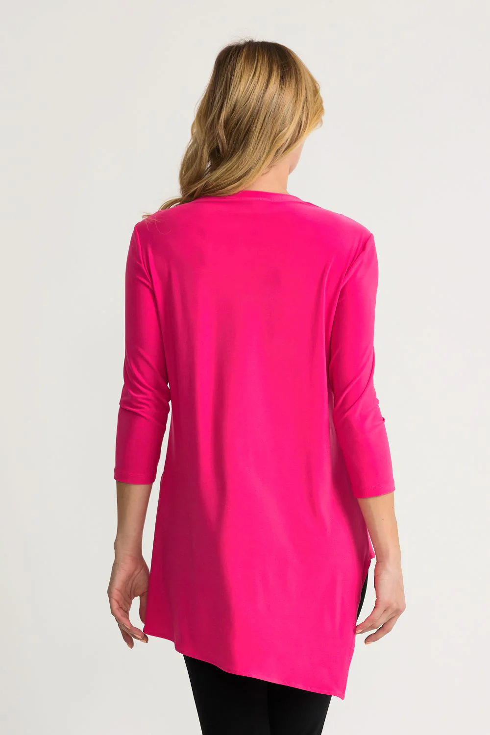 Joseph Ribkoff Dazzle Pink Top Style 161066 - Image 4