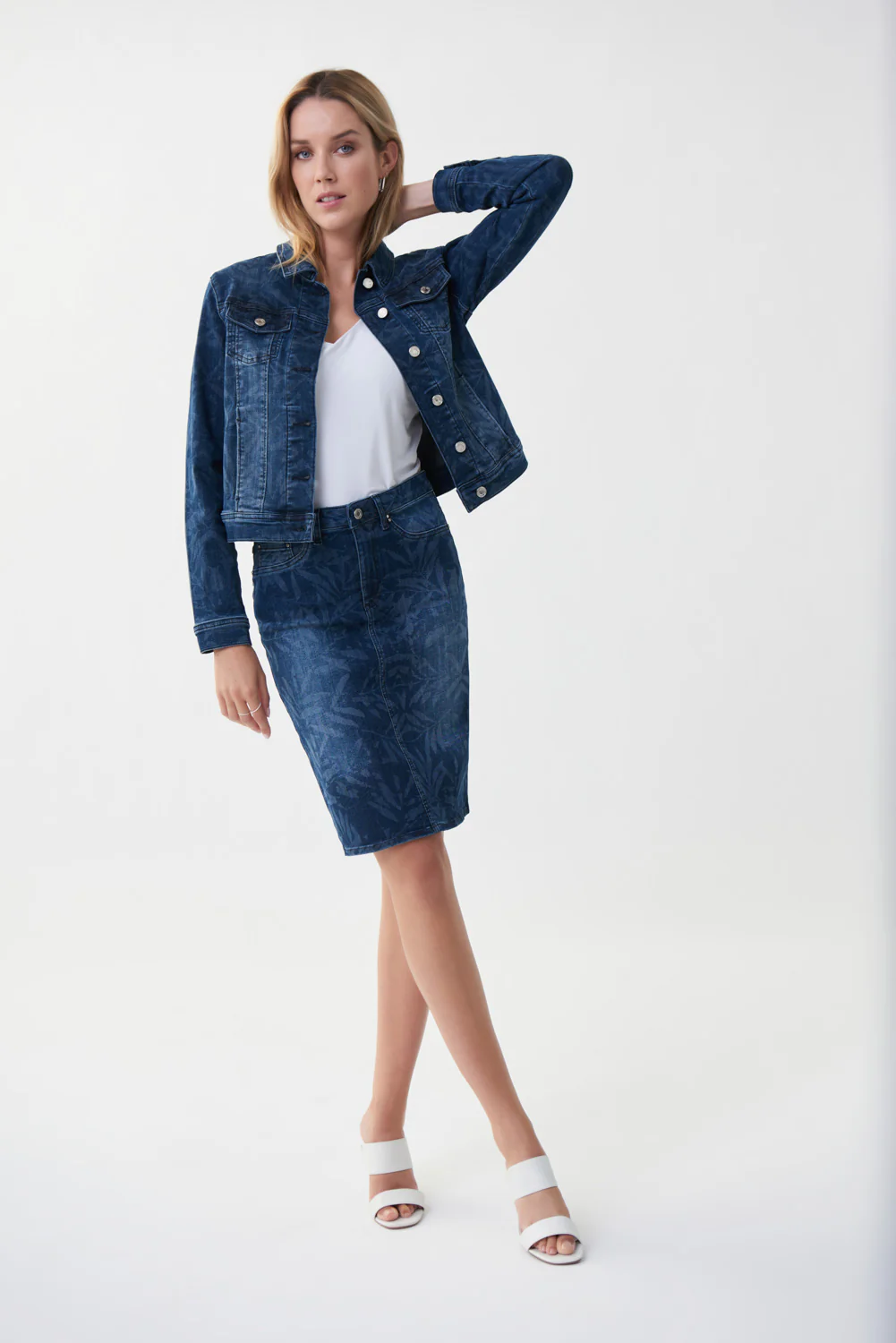 Joseph Ribkoff Denim Blue Jacket Style 222932