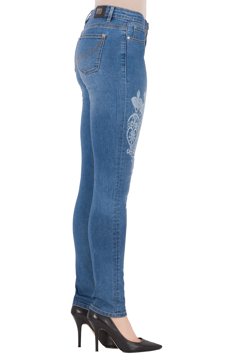 Joseph Ribkoff Denim Pants Style 191974 - Image 3
