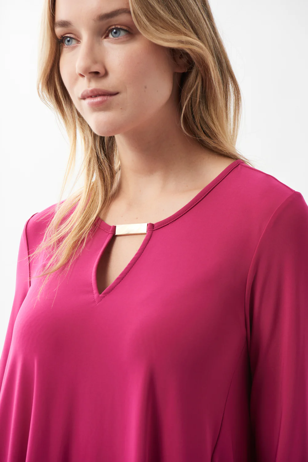 Joseph Ribkoff Dhalia Keyhole Neck Top Style 213357 - Image 2