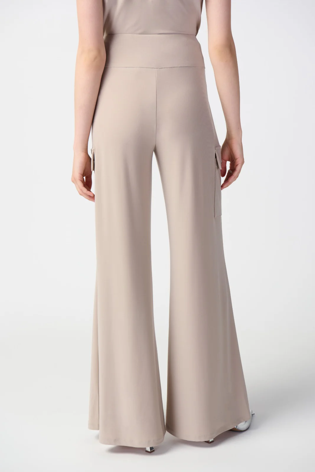 Joseph Ribkoff Dune Wide-Leg Cargo Pants Style 241011 - Image 2