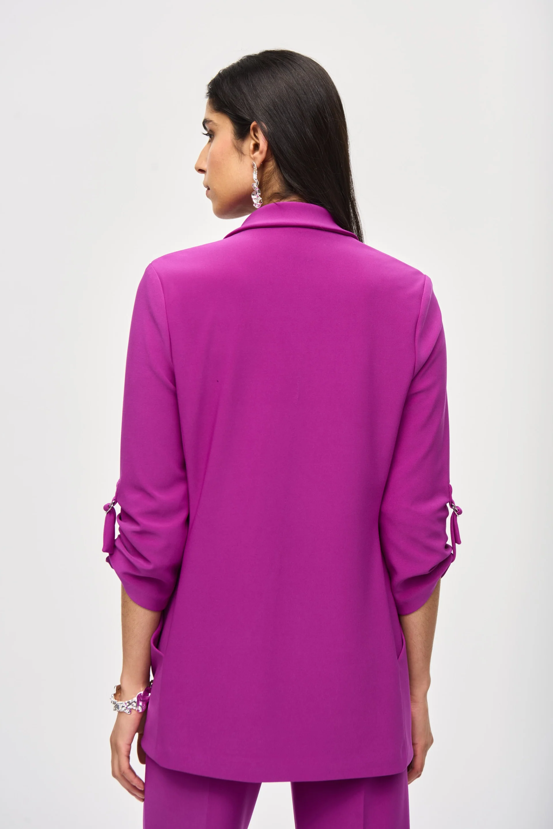 Joseph Ribkoff Empress Boxy Single Button Blazer Style 243056 - Image 2