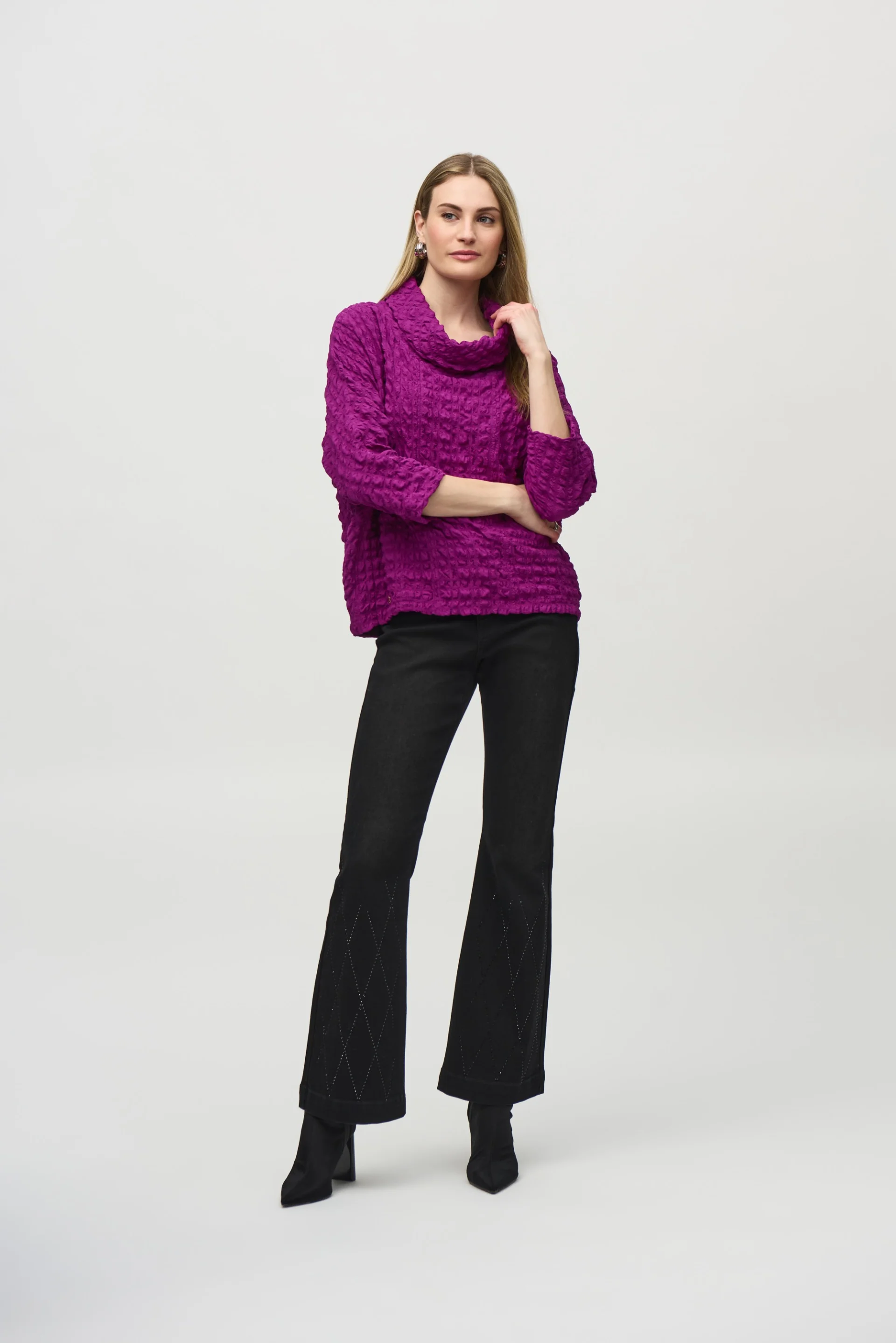 Joseph Ribkoff Empress Boxy Top Style 244069 - Image 2