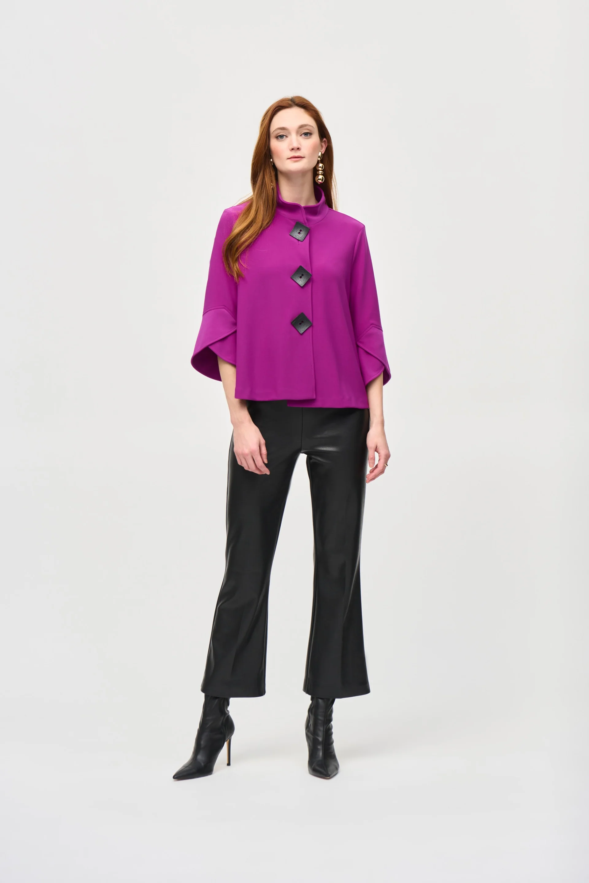 Joseph Ribkoff Empress Classic Trapeze Jacket Style 193198 - Image 2