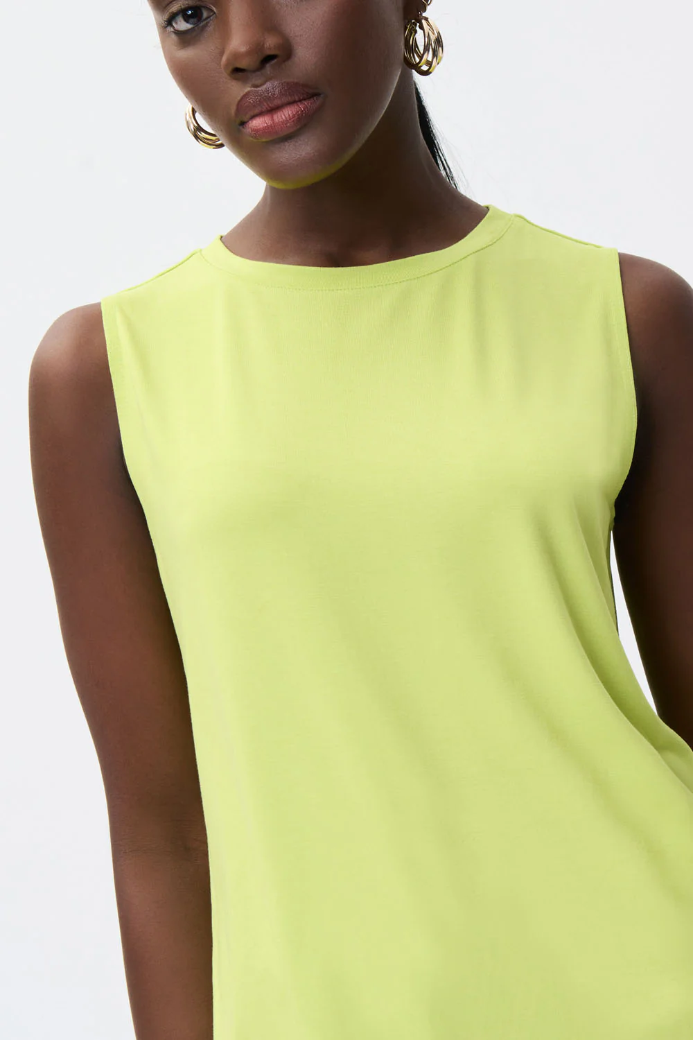 Joseph Ribkoff Exotic Lime Top Style 231186 - Image 2