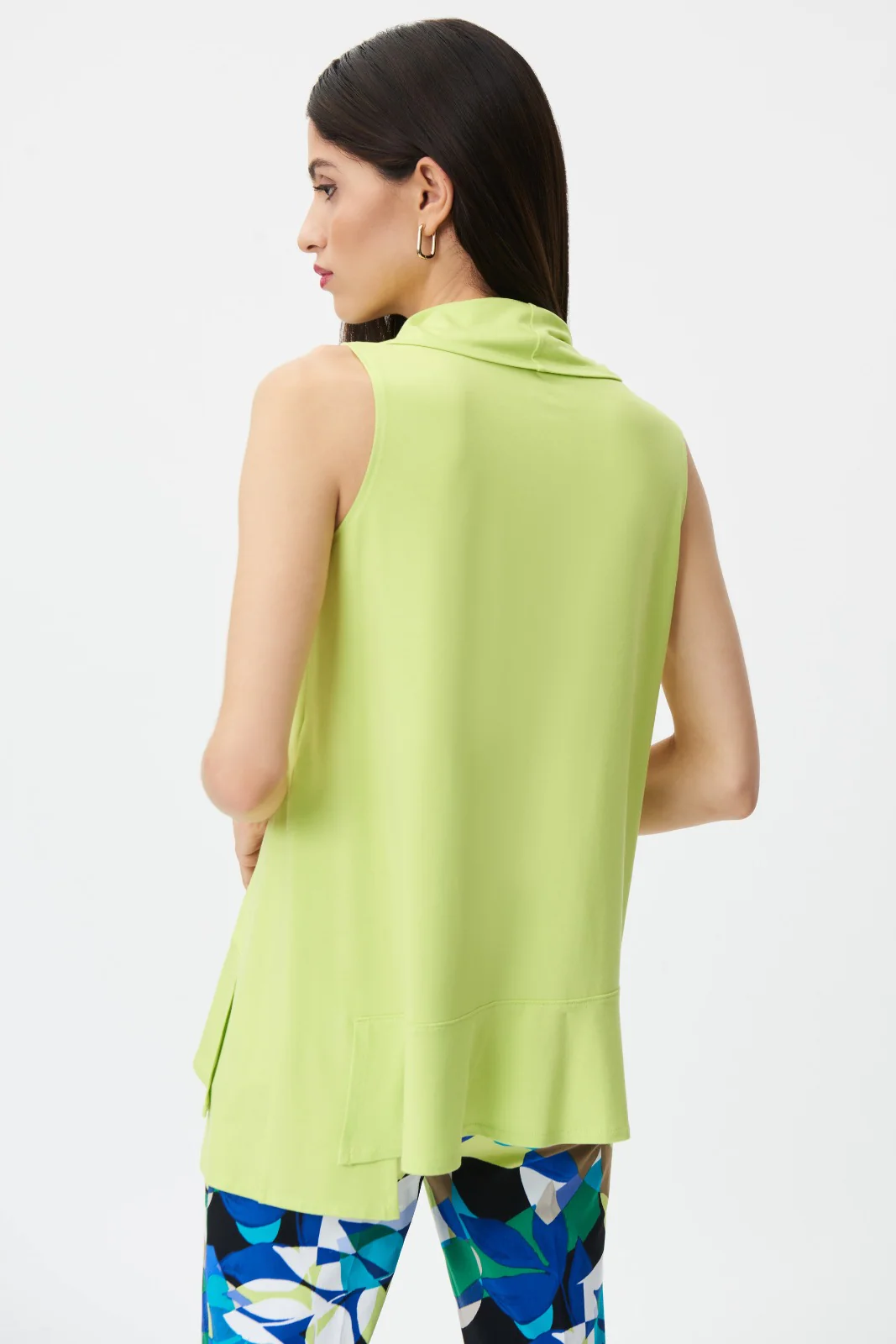 Joseph Ribkoff Exotic Lime Top Style 232206 - Image 3
