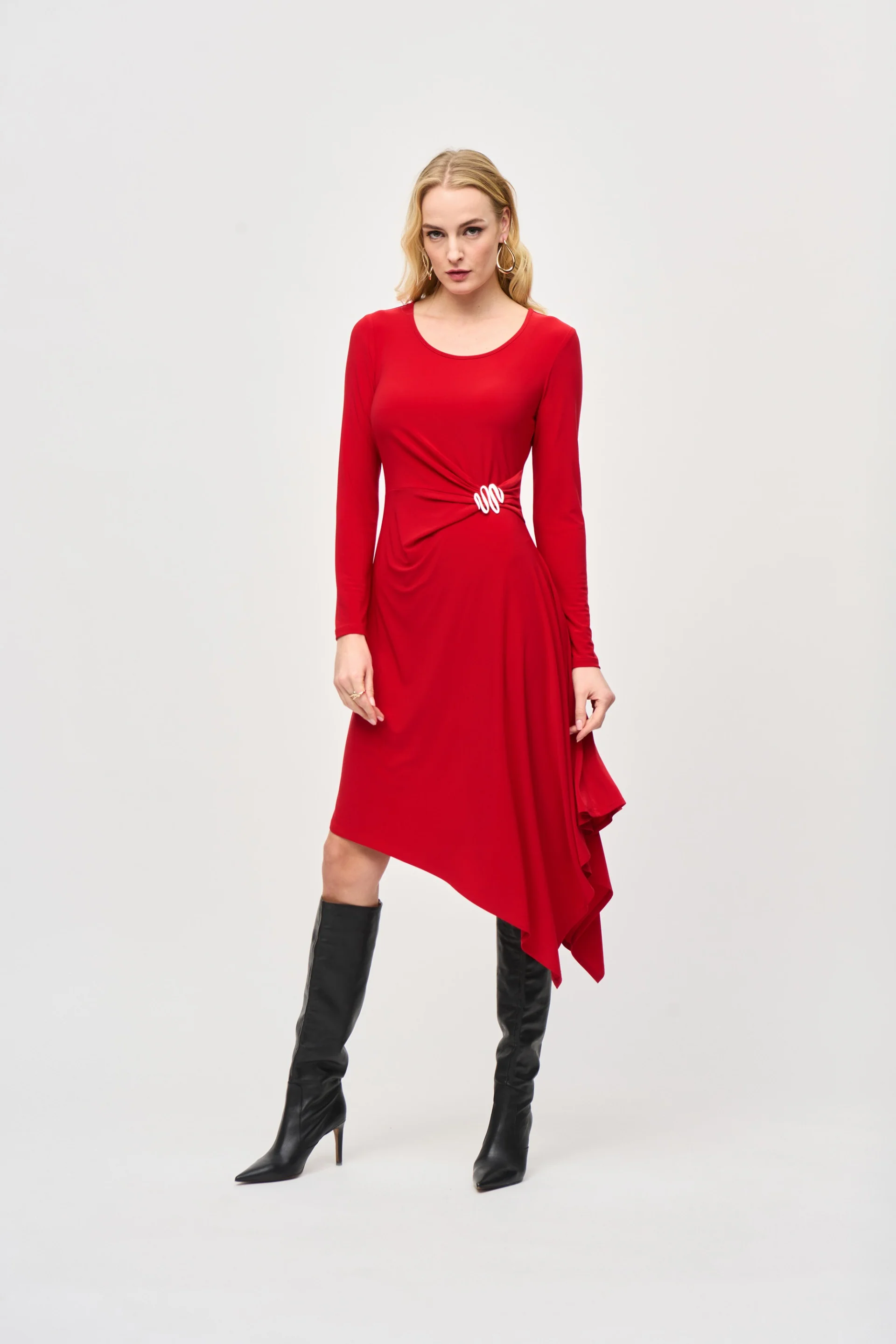 Joseph Ribkoff Fit And Flare Dress Style 243153 - Image 3