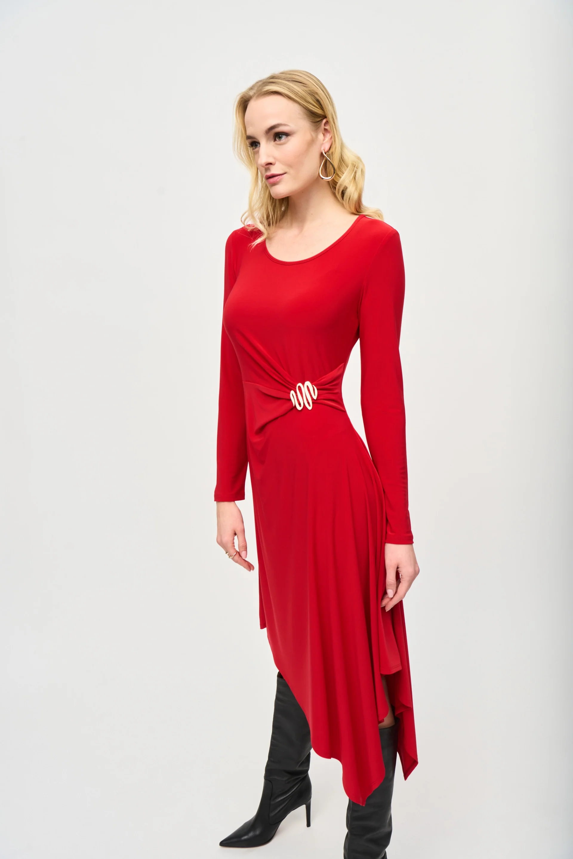 Joseph Ribkoff Fit And Flare Dress Style 243153 - Image 4
