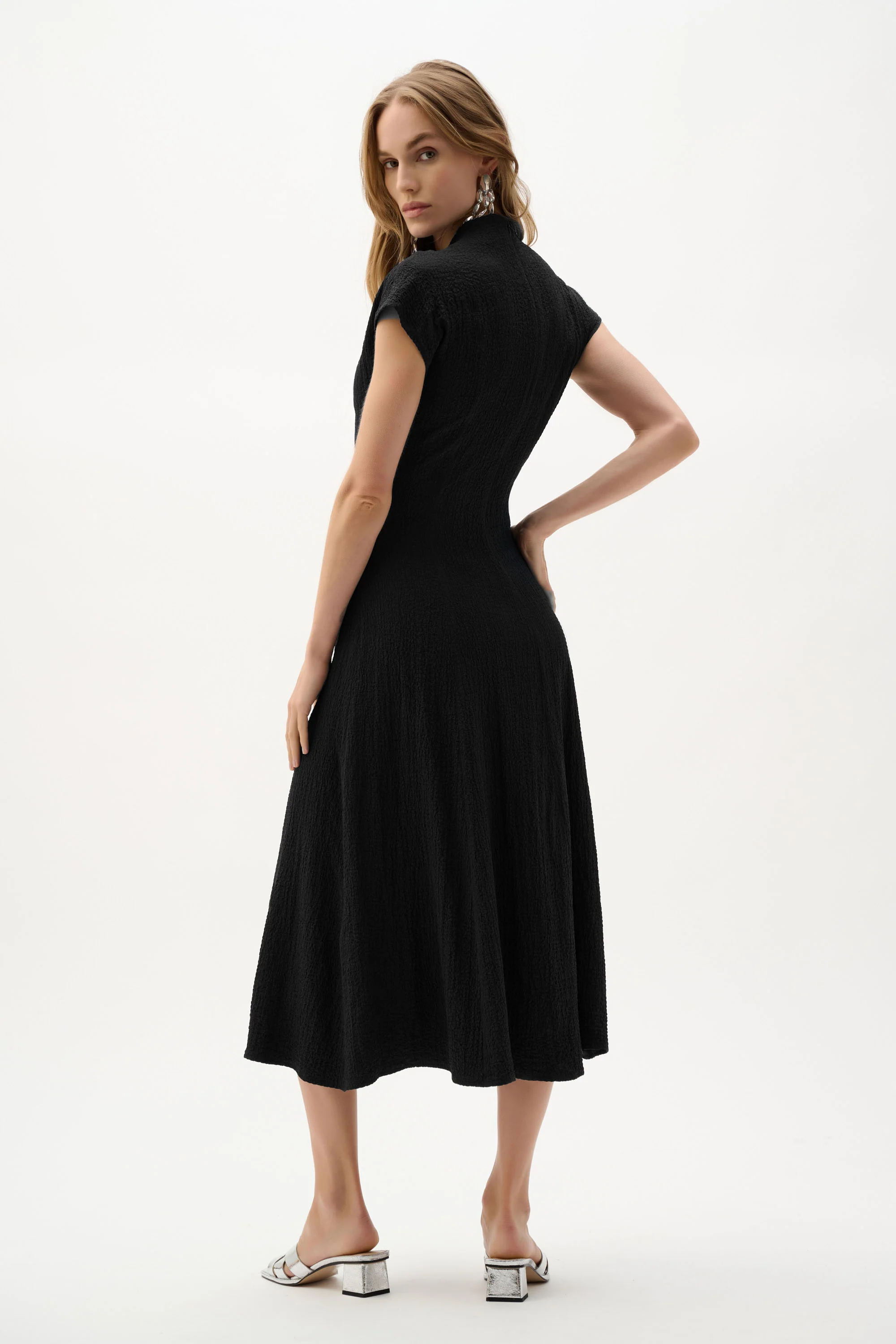 Joseph Ribkoff Fit And Flare Dress Style 262026 - Image 3