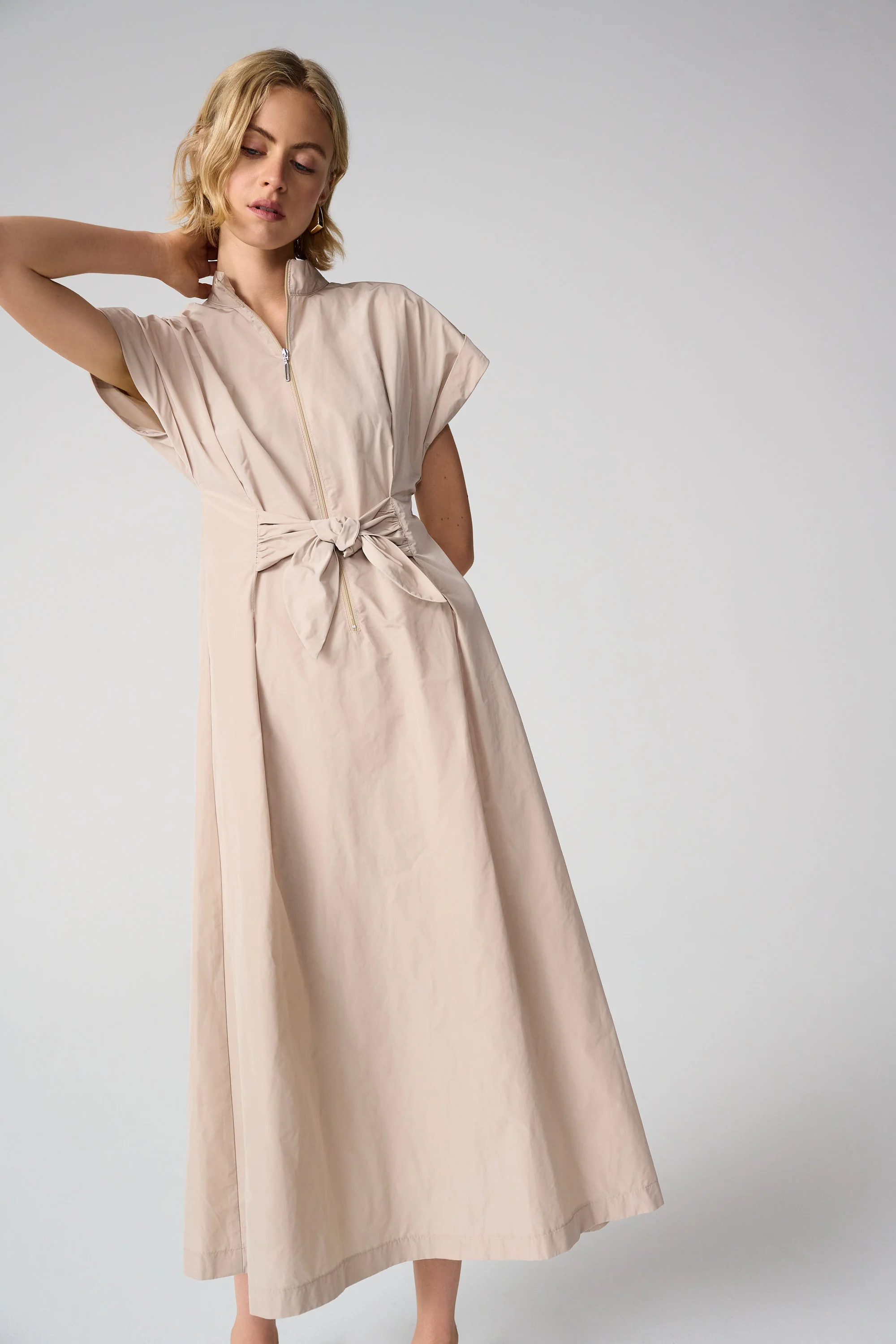 Joseph Ribkoff Fit And Flare Dress With Tie Waist Style 261177 - Image 4