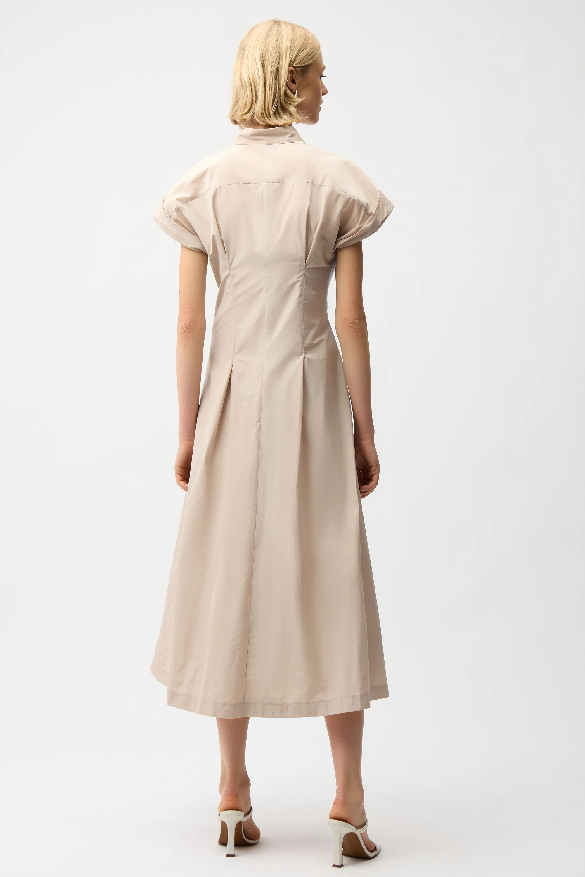 Joseph Ribkoff Fit And Flare Dress With Tie Waist Style 261177 - Image 6