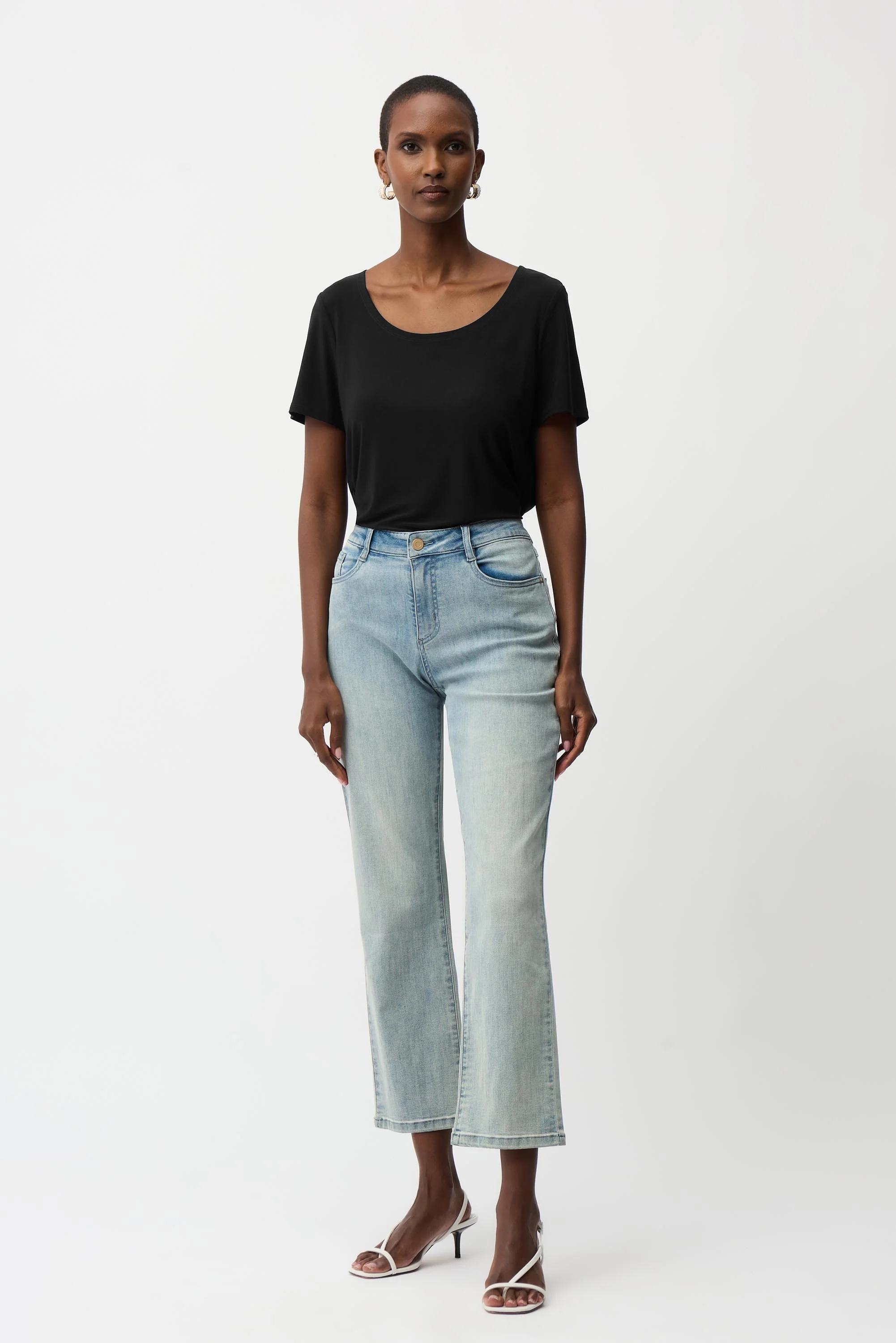 Joseph Ribkoff Fit and Flare Short Sleeve Top Style 261940 - Image 9
