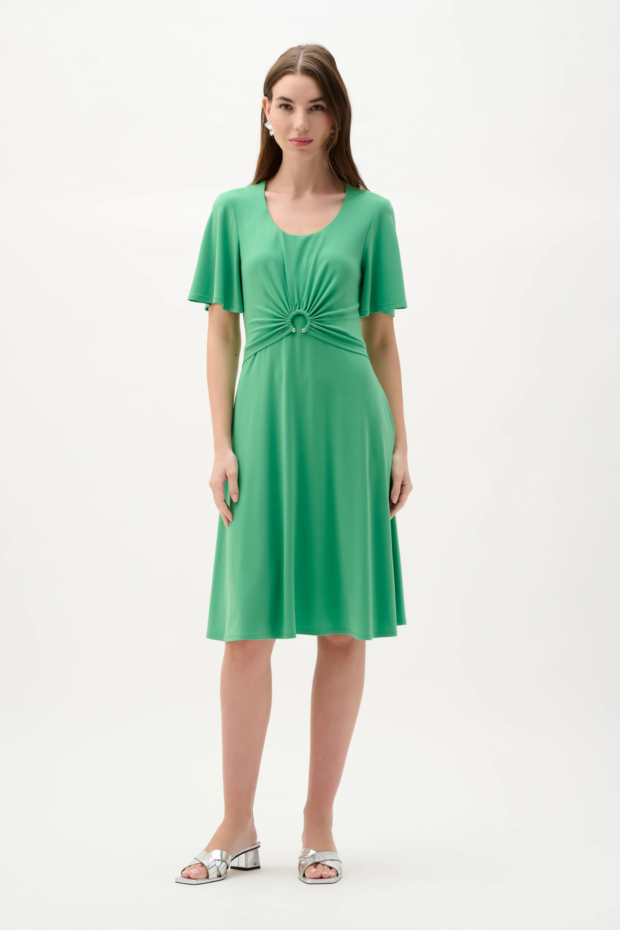 Joseph Ribkoff Fit & Flare Dress With Bell Sleeves Style 262034