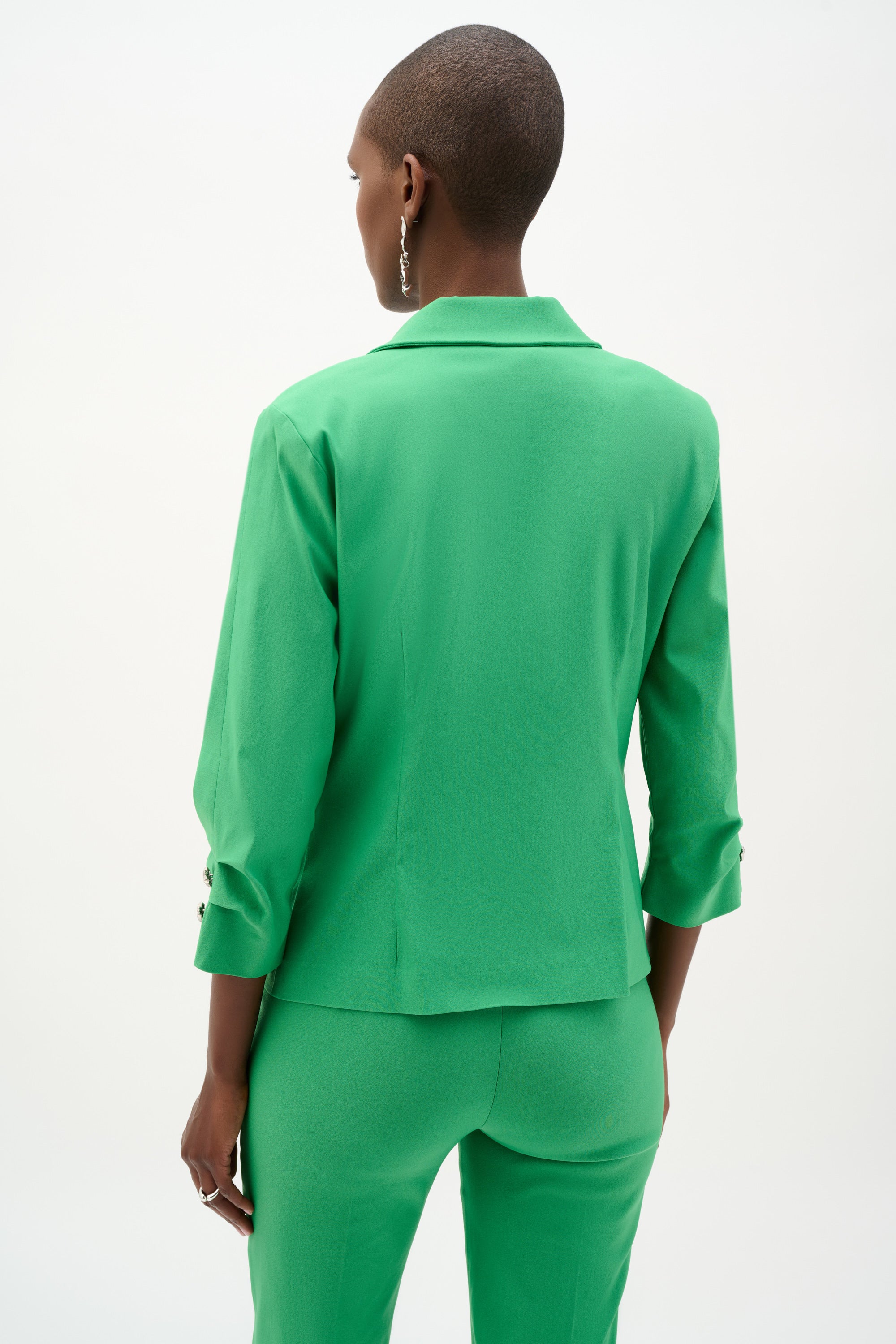 Joseph Ribkoff Fitted Blazer With Statement Button Style 262235 - Image 5
