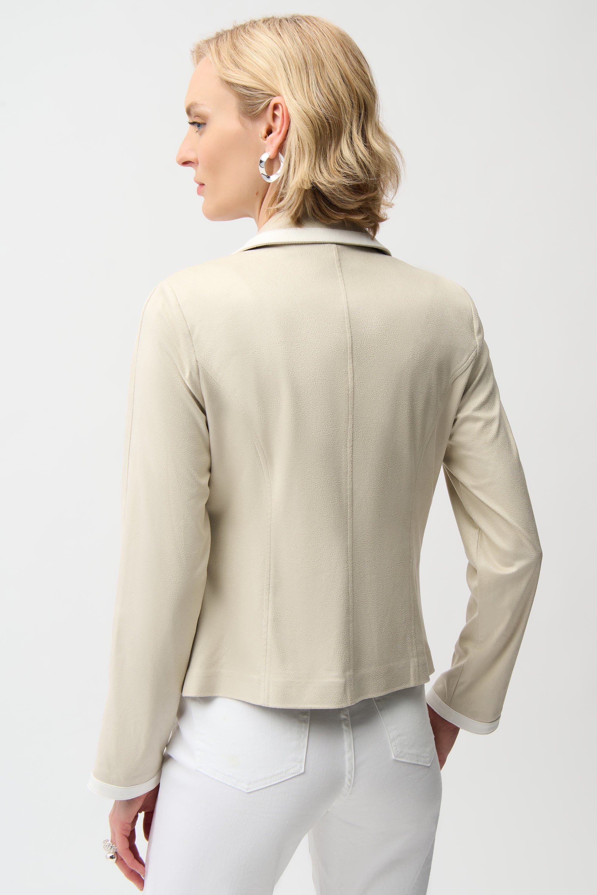 Joseph Ribkoff Fitted Jacket with Contrast Binding Style 261912 - Image 3